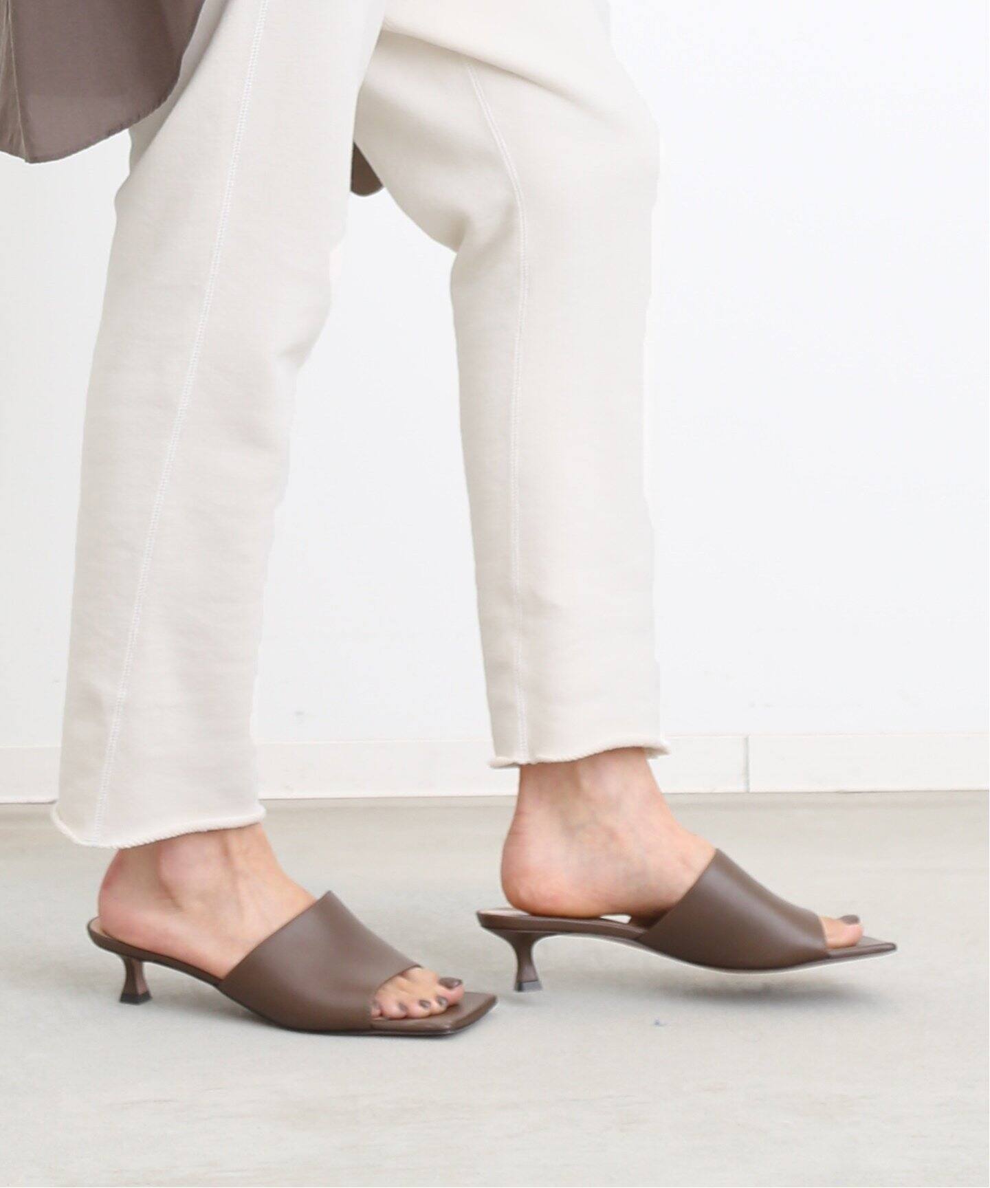 PELLICO/ペリーコ】 Square toe Sandal 3.5cm（サンダル）｜L  