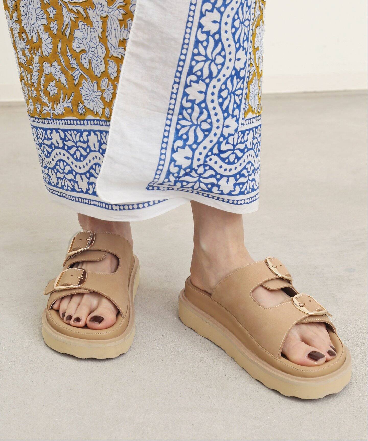 超美品】アパルトモン別注MOHIサンダルゴールドバックル