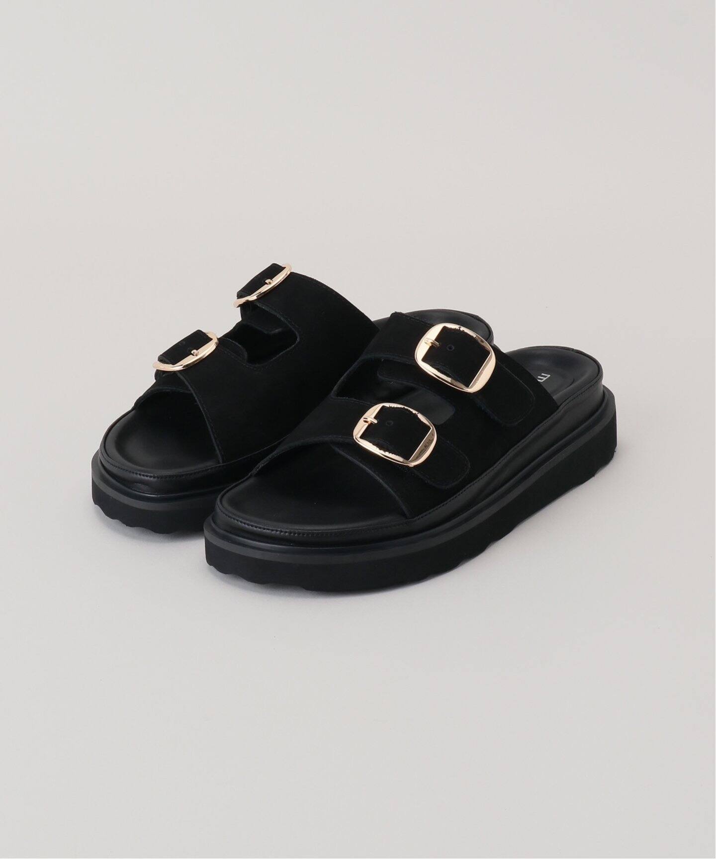 MOHI/モヒ】GOLD BUCKLE SANDAL（サンダル）｜L