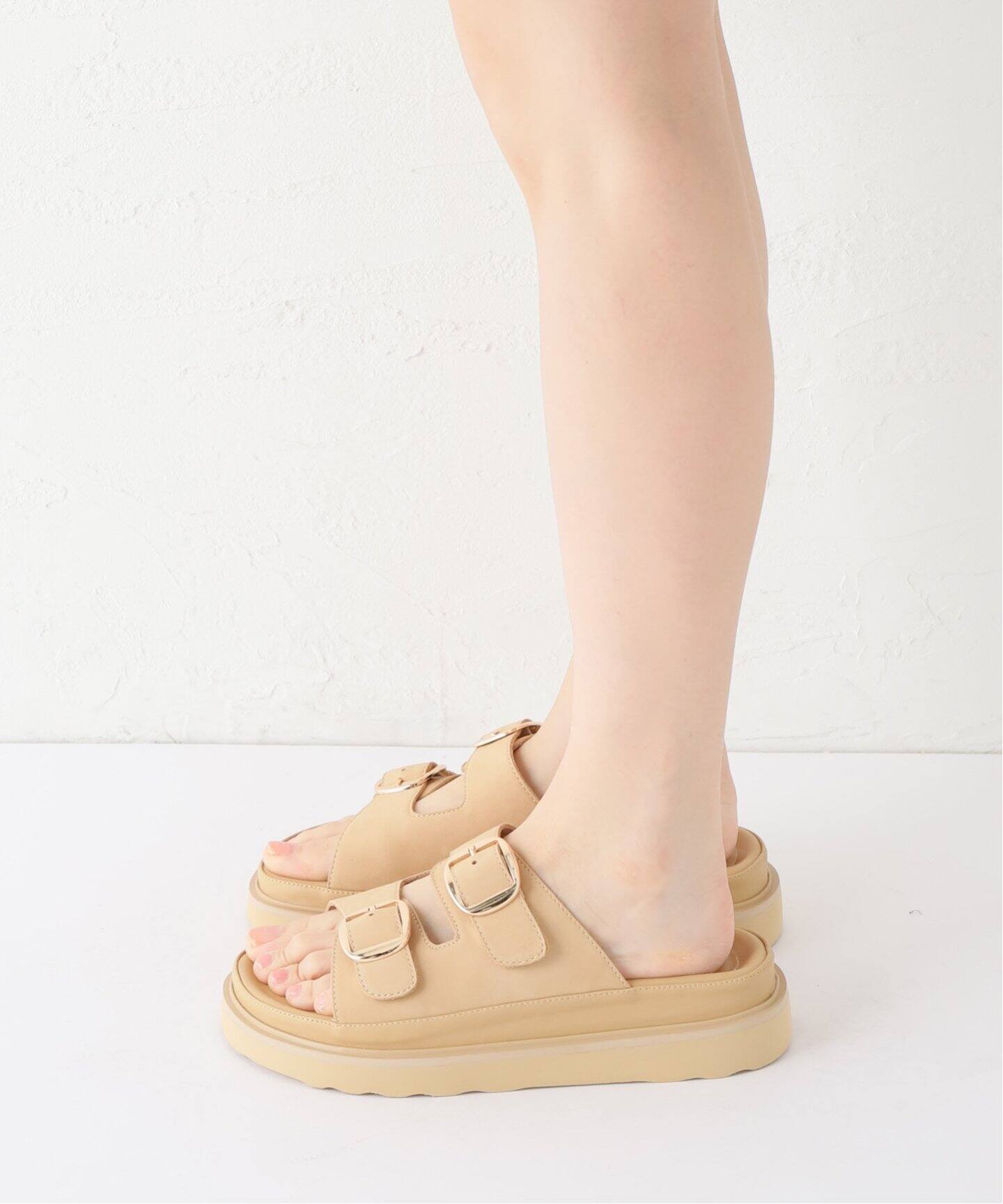 最終価格！【美品】 アパルトモン別注 MOHIサンダル ゴールドバックル 