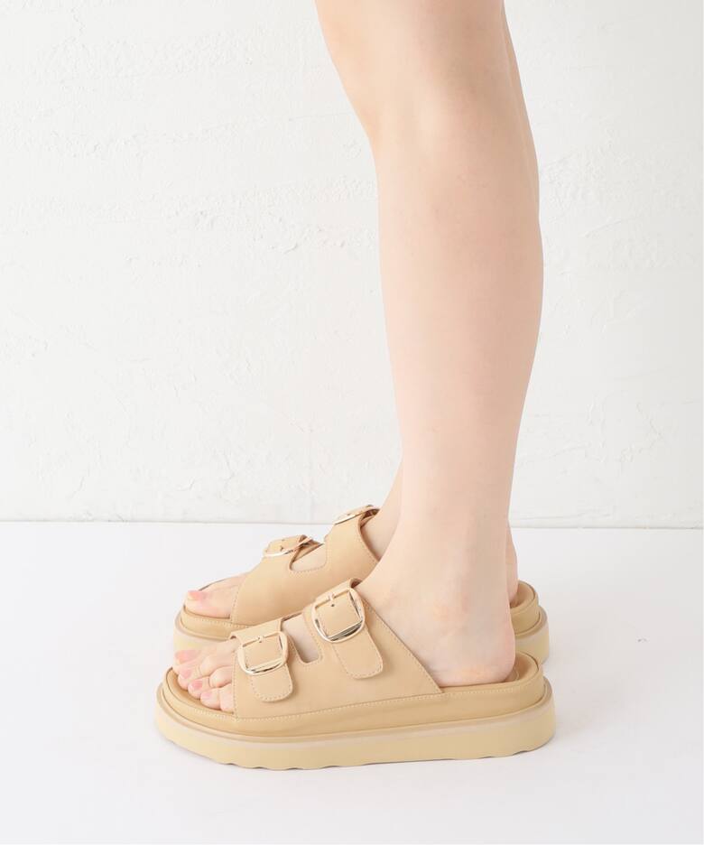 MOHI/モヒ】GOLD BUCKLE SANDAL（サンダル）｜L