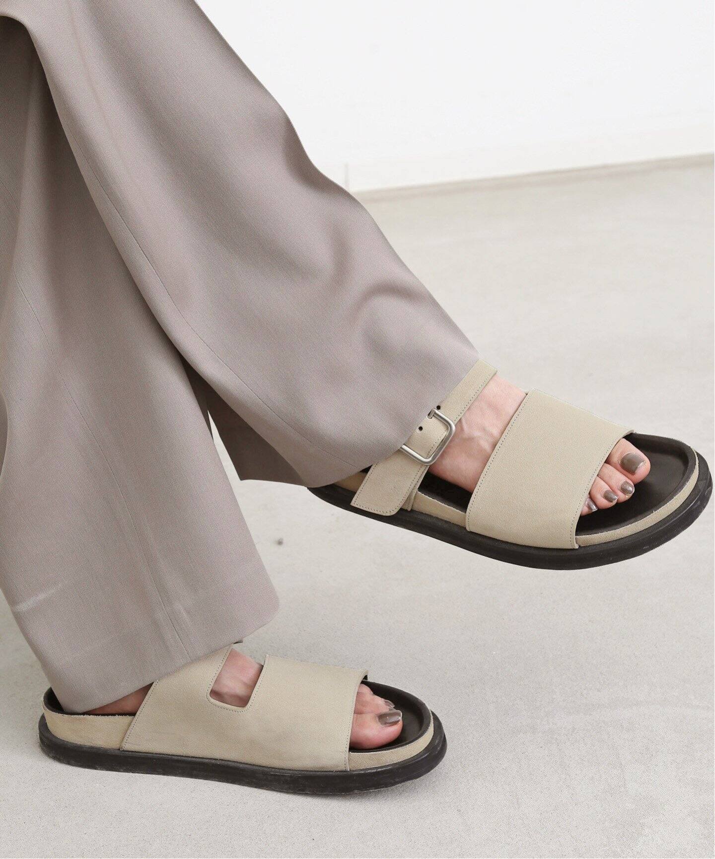 STUDIO NICHOLSON/スタジオ ニコルソン】SUEDE SANDAL（サンダル）｜L  