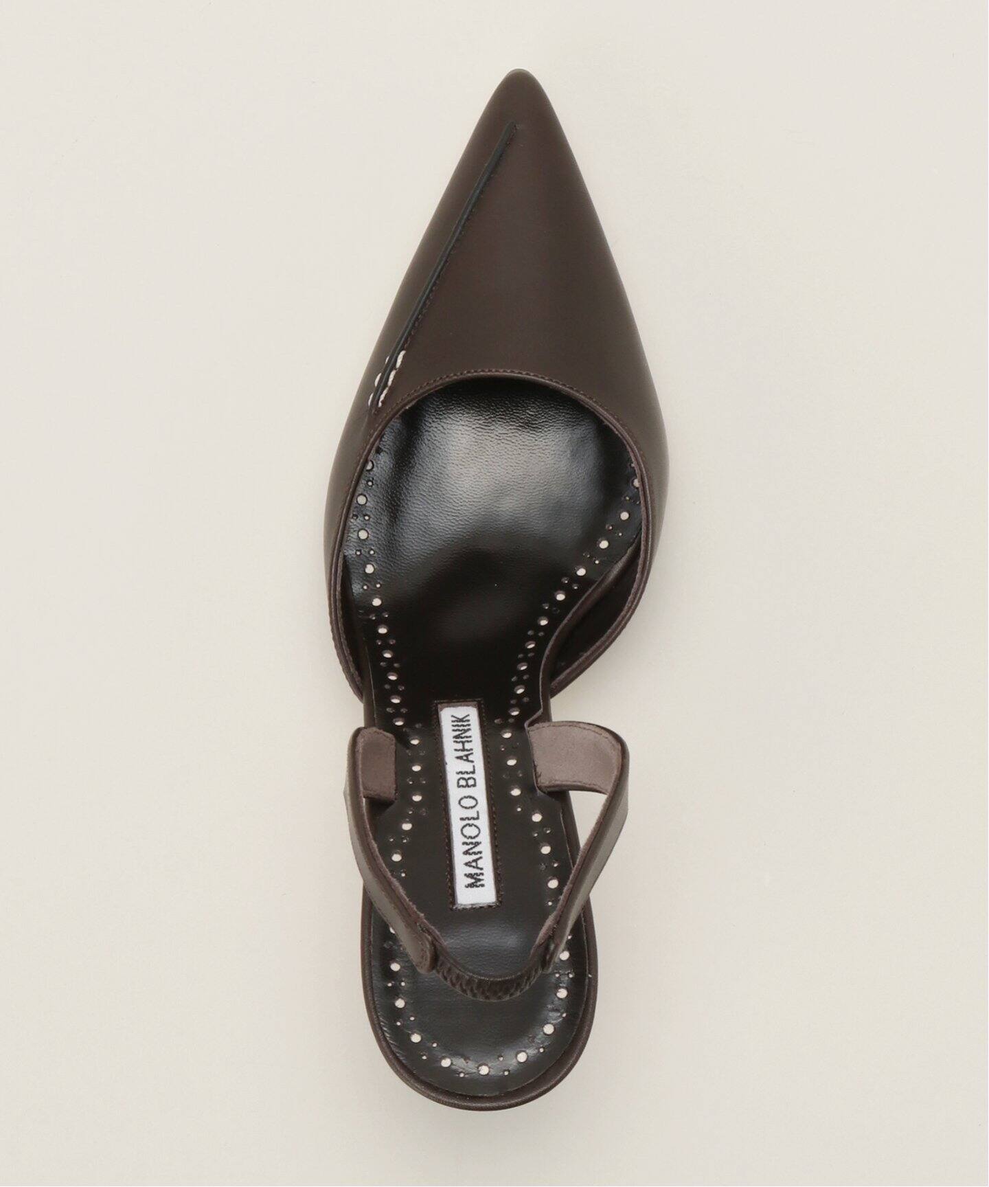 MANOLO BLAHNIK/マノロブラニク】 HOMERASLI BACK STRAP（パンプス  