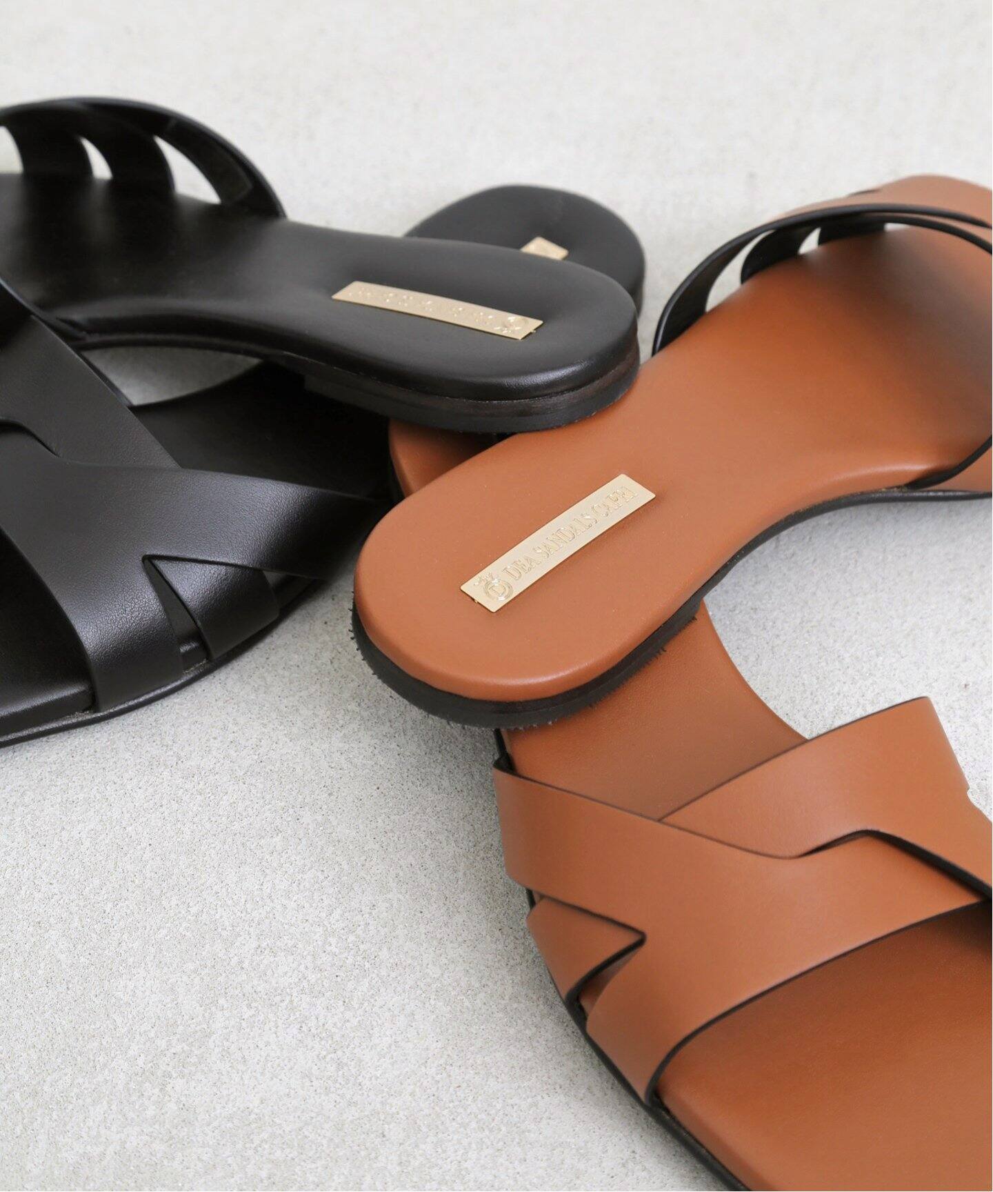 DEA SANDALS CAPRI】FLAT SQUARE SANDAL（サンダル）｜L