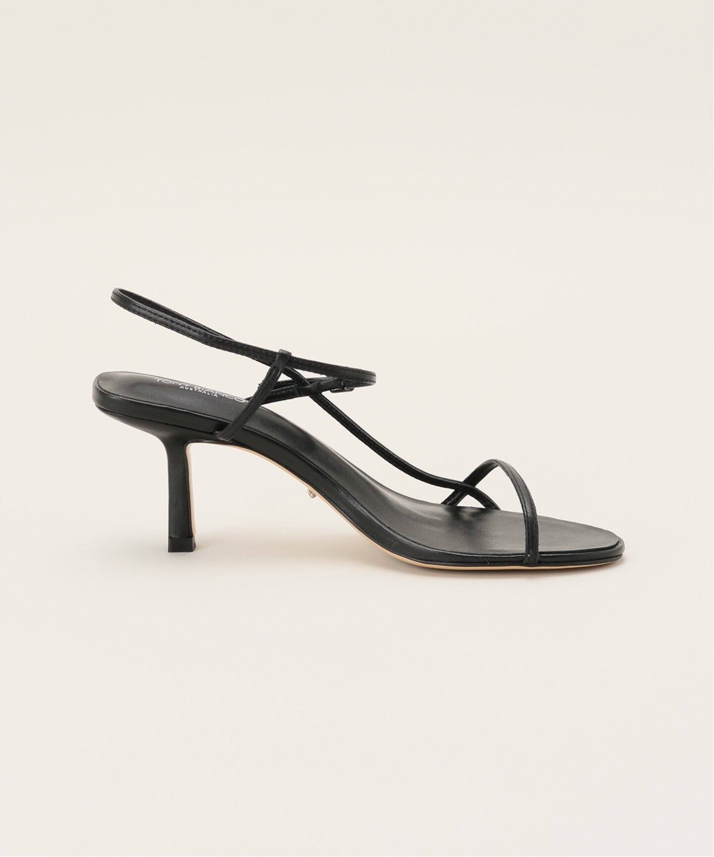 トニービアンコ TONY BIANCO スクエアトゥ ミュール ブラック 6 トニービアンコ ストラップサンダル スクエアトゥ 6 TONY BIANCO トニービアンコ　ストラップサンダル　ブラック