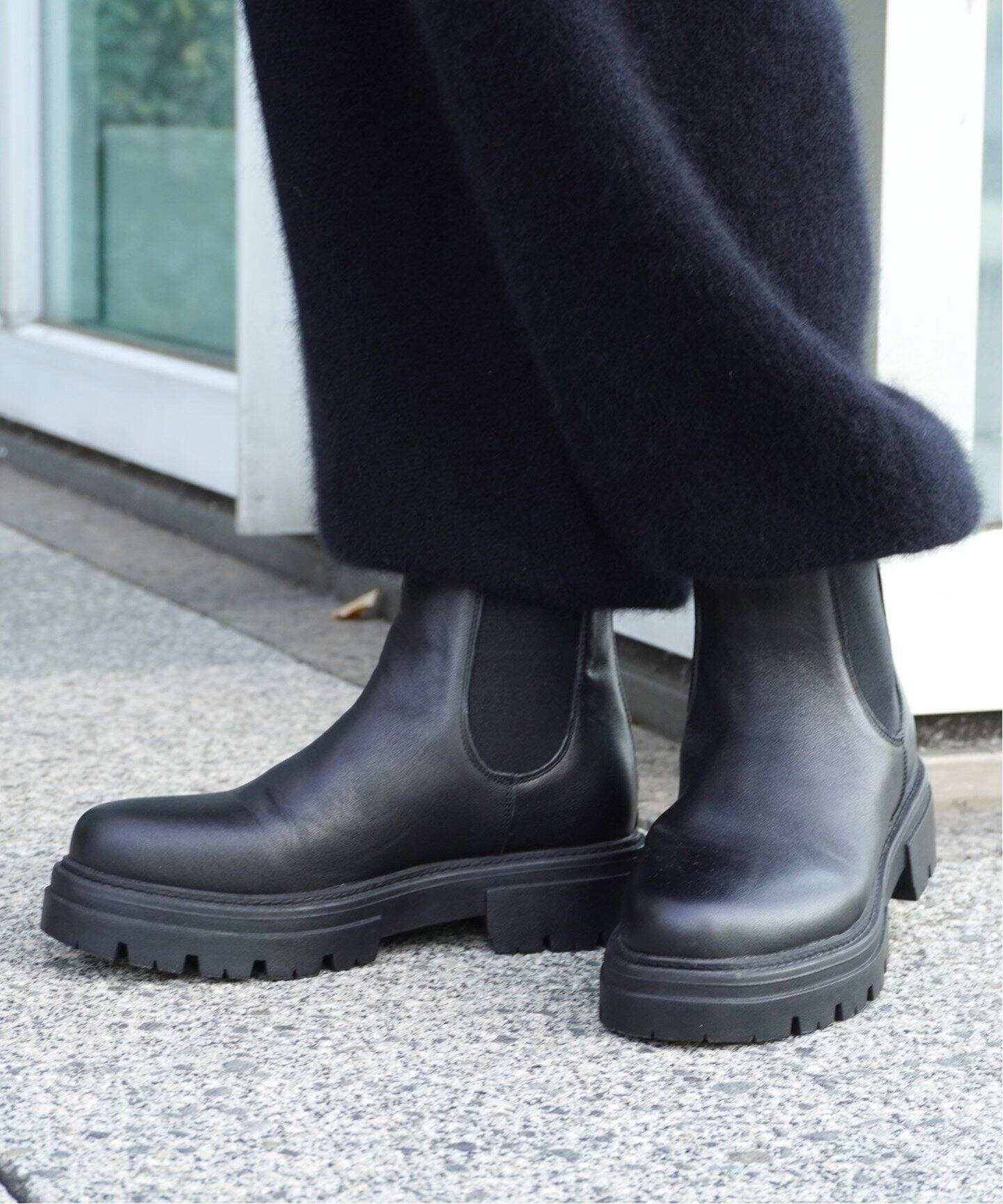 VINILO/ヴィニーロ】別注 ジップサイドゴアブーツ（ブーティ  