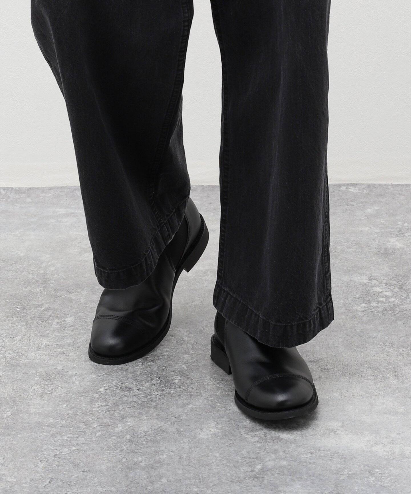 SANDERS / サンダース MILITARY CAP TOE SHORT CHELSEA（レザー 