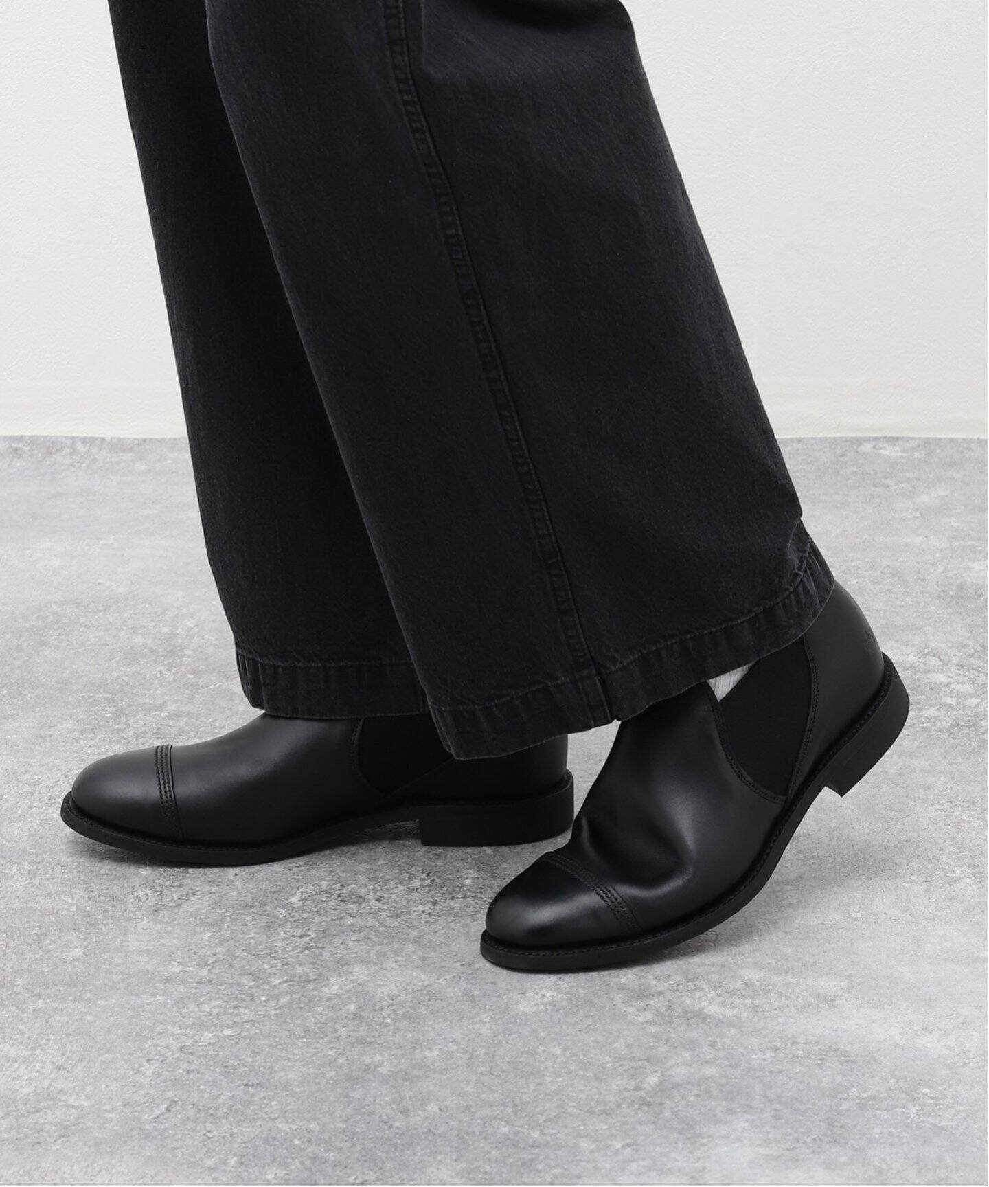 SANDERS / サンダース MILITARY CAP TOE SHORT CHELSEA（レザー 