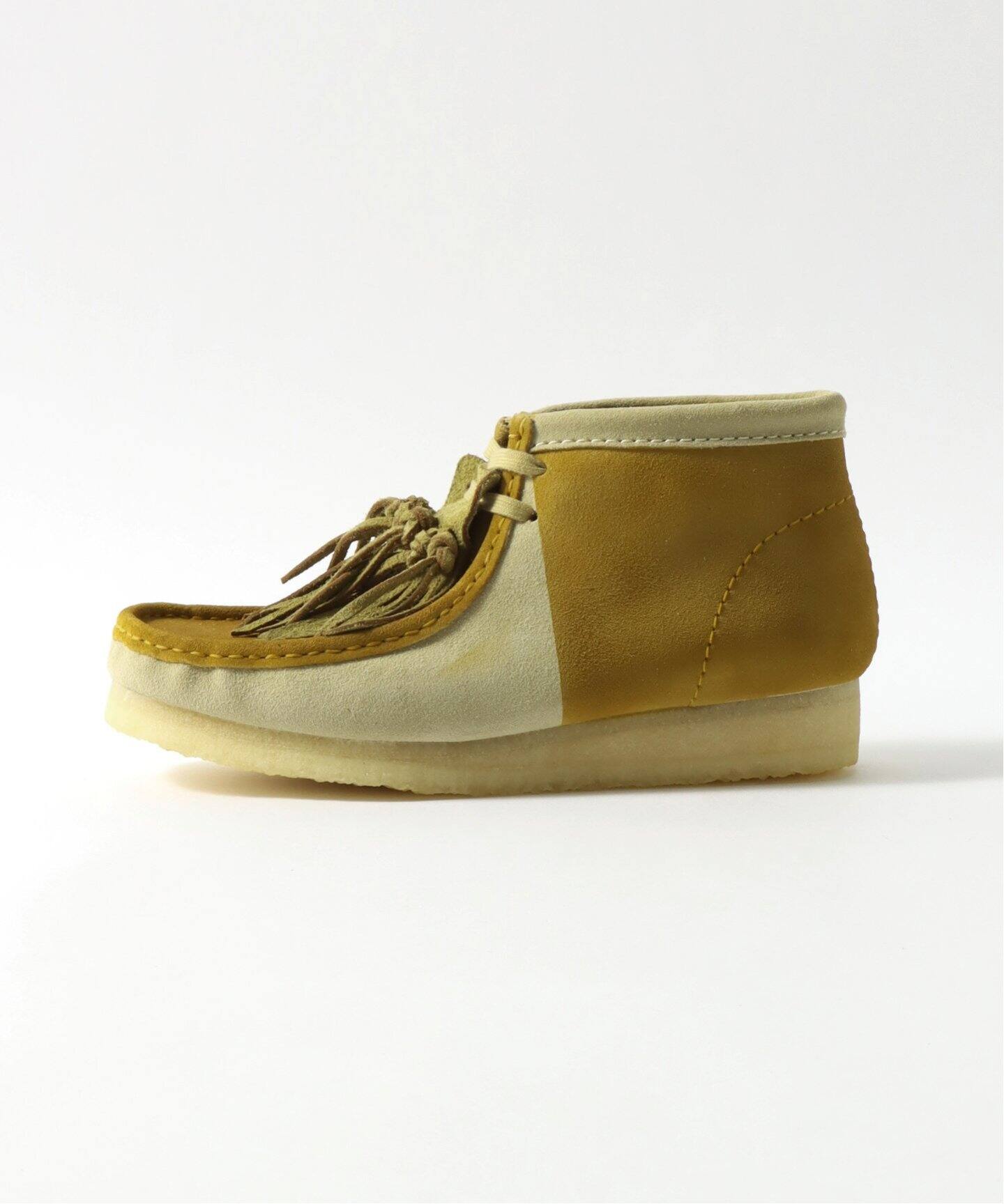 一度使用 薄けれ clarks ジャマイカイエロー デザートコール デザート 