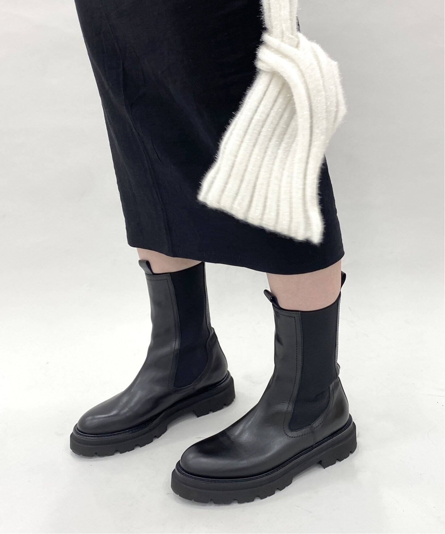 PASCUCCI/パスクッチ】サイドゴアブーツ（ブーティ・ショートブーツ 