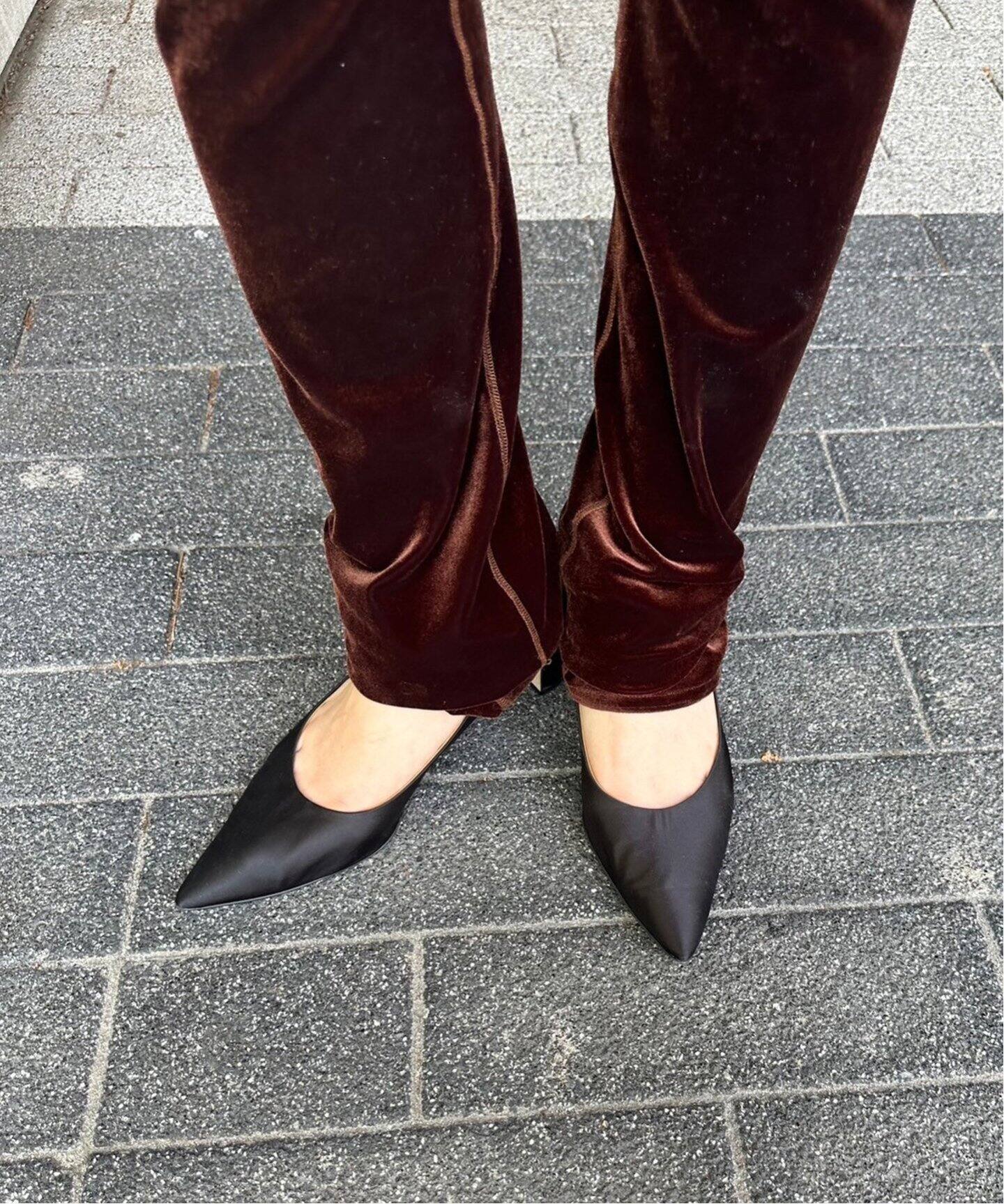 KATIM(カチム)】black satin pumps（パンプス）｜EDIT.FOR LULU 