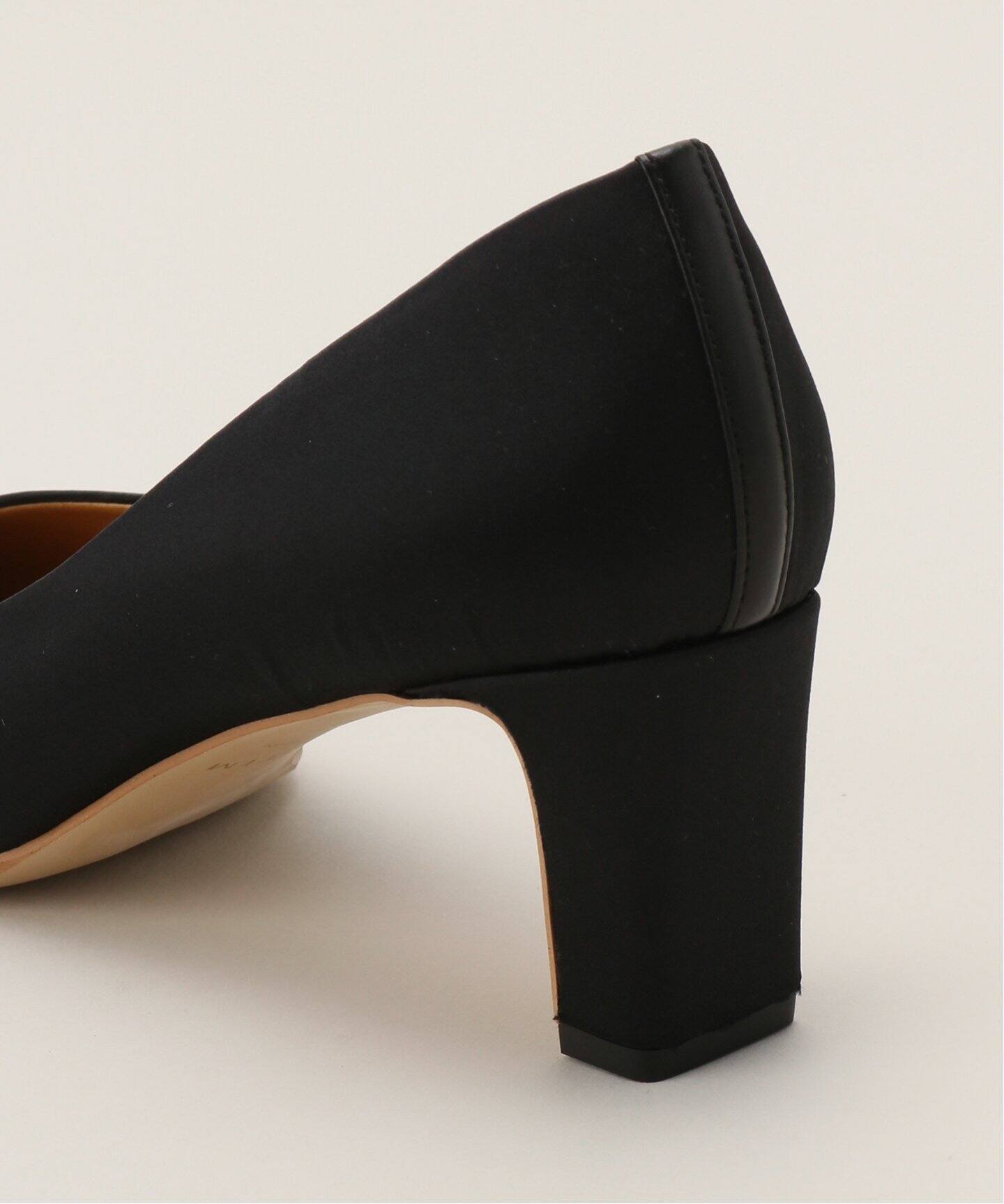 KATIM(カチム)】black satin pumps（パンプス）｜EDIT.FOR LULU 