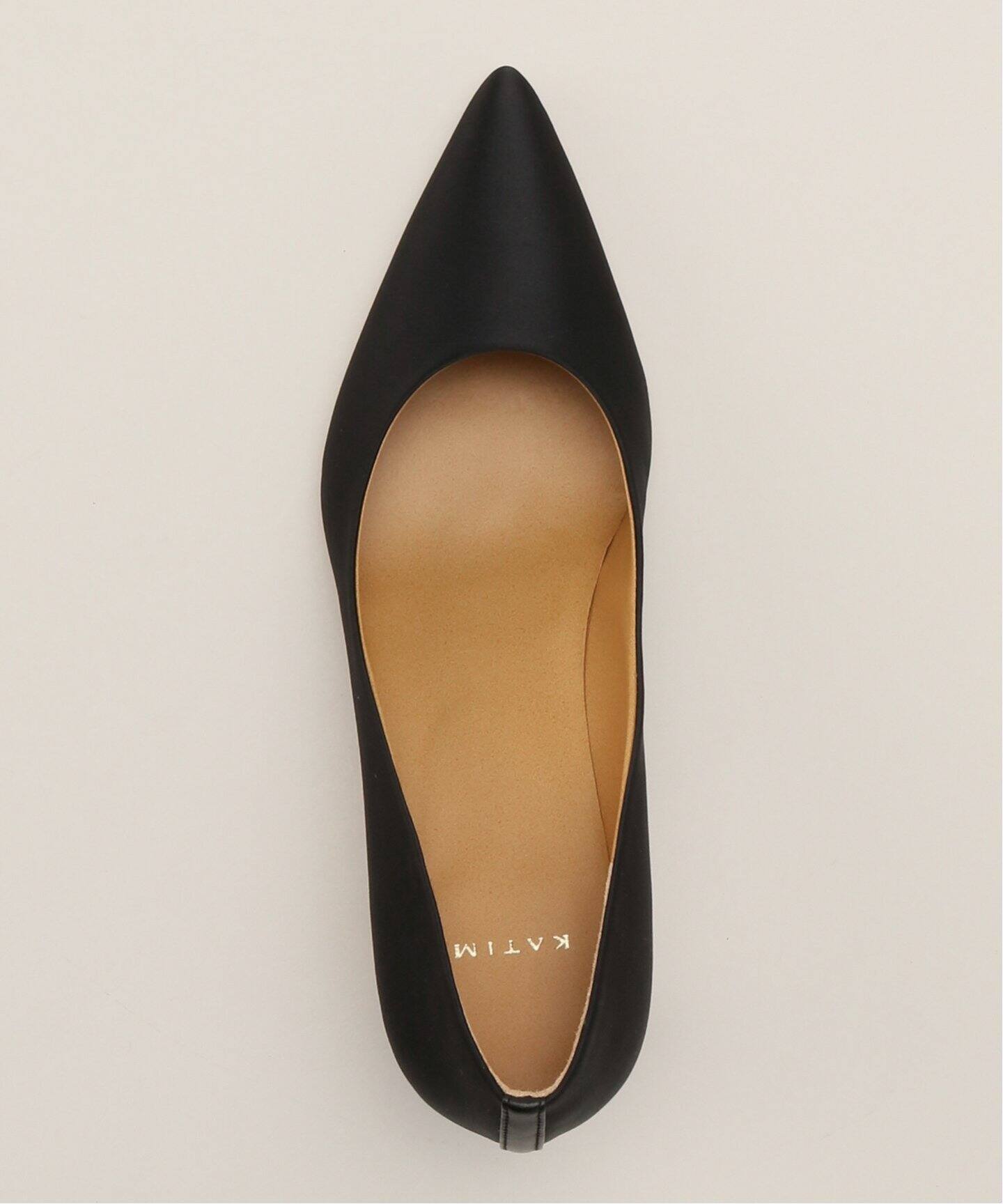 KATIM(カチム)】black satin pumps（パンプス）｜EDIT.FOR LULU 