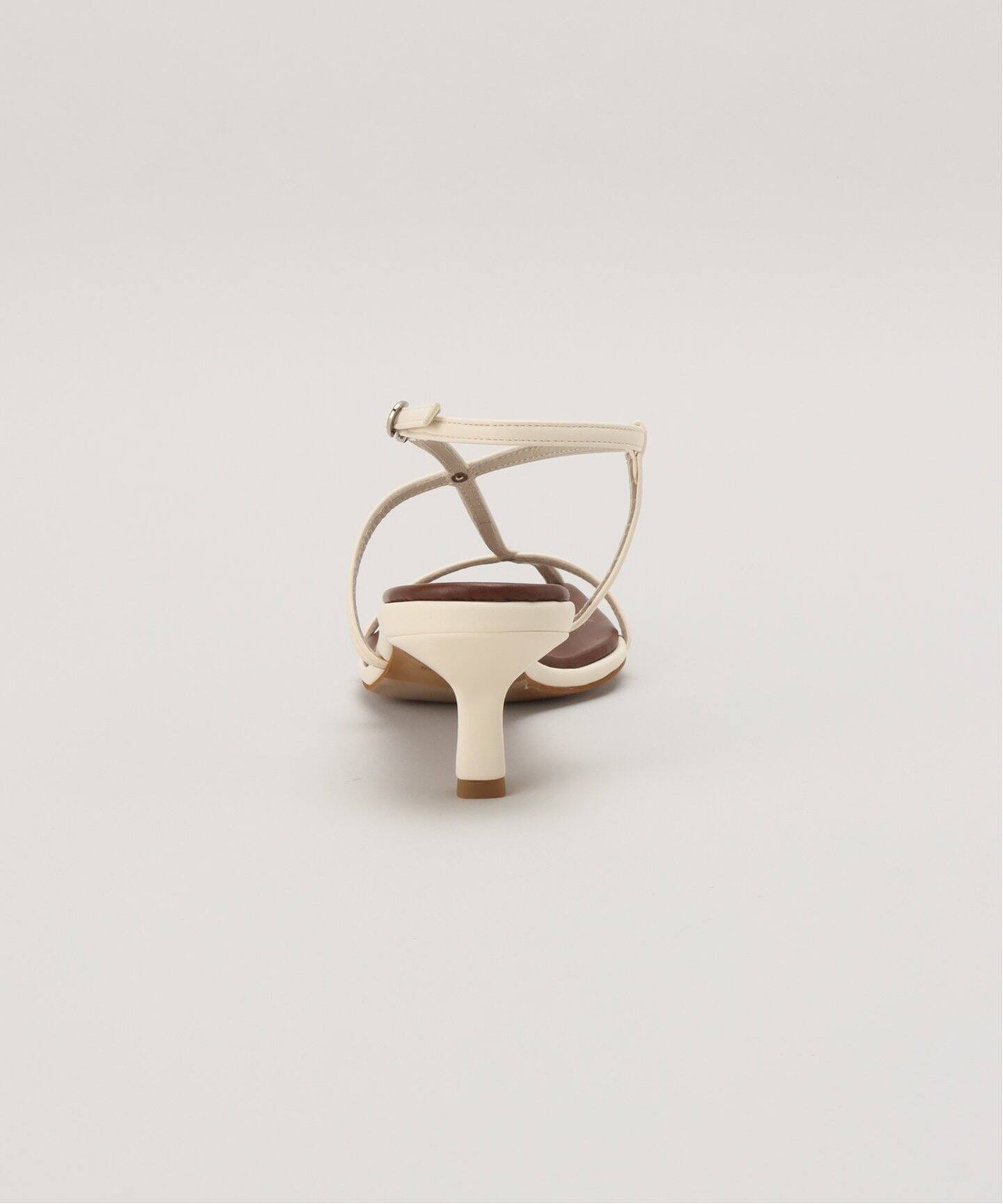 HEWN/ヒューン】Slant strap heels ストラップサンダル（サンダル  