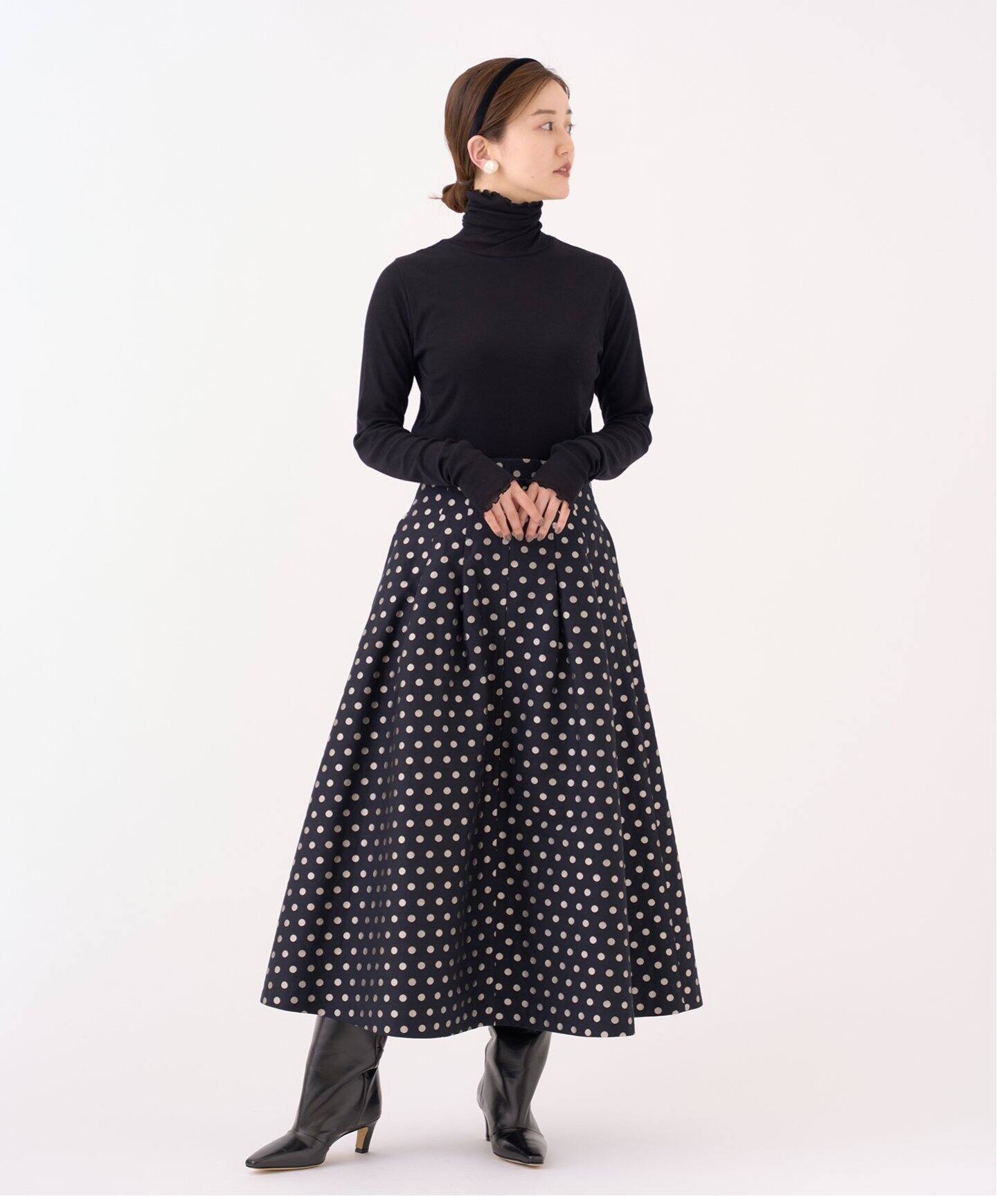 CORSO ROMA 9/コルソローマノーヴェ】POINTED LONG BOOTS / ロング 