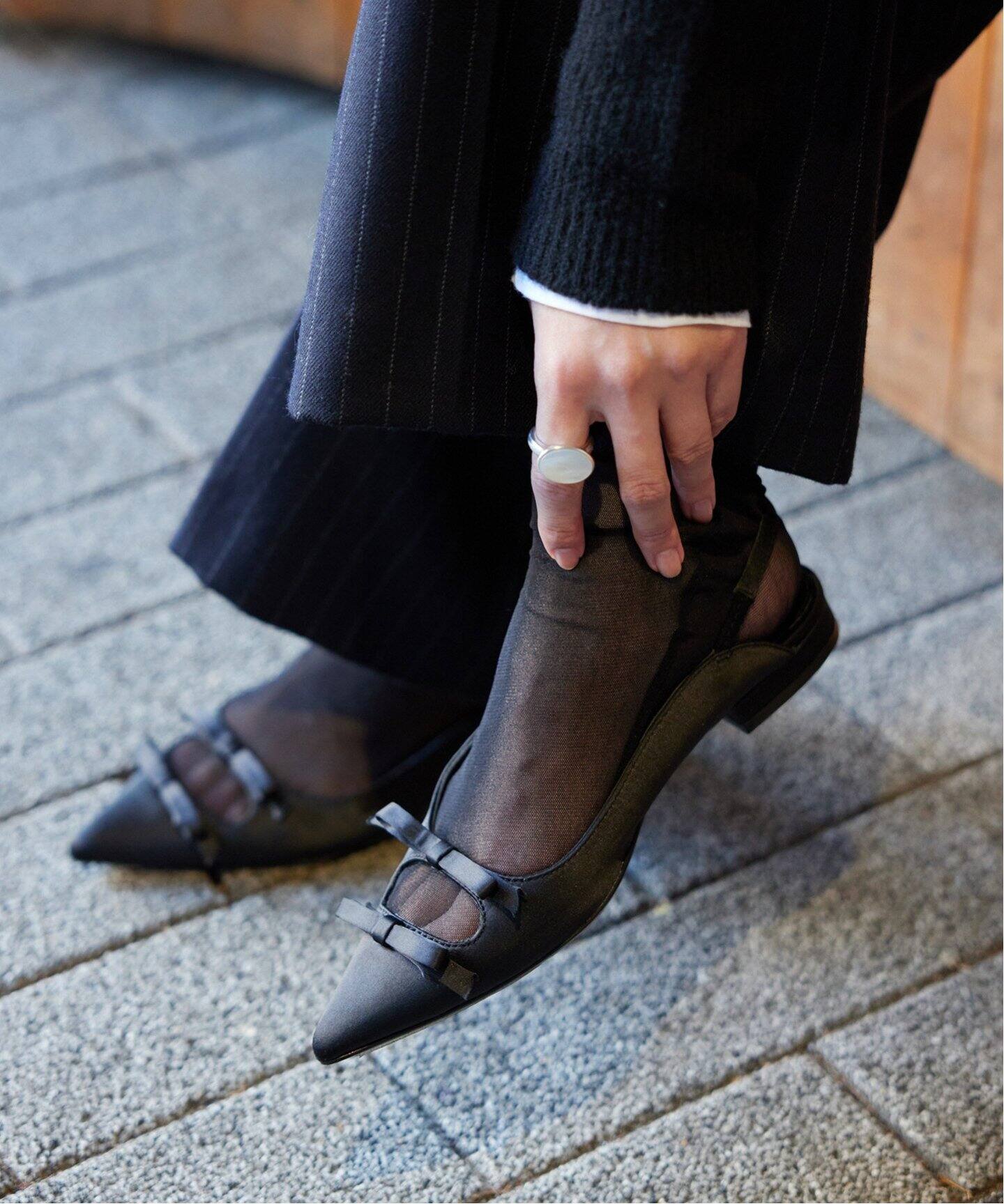 TSURU by MARIKO OIKAWA】ストラップリボンシューズ（その他  