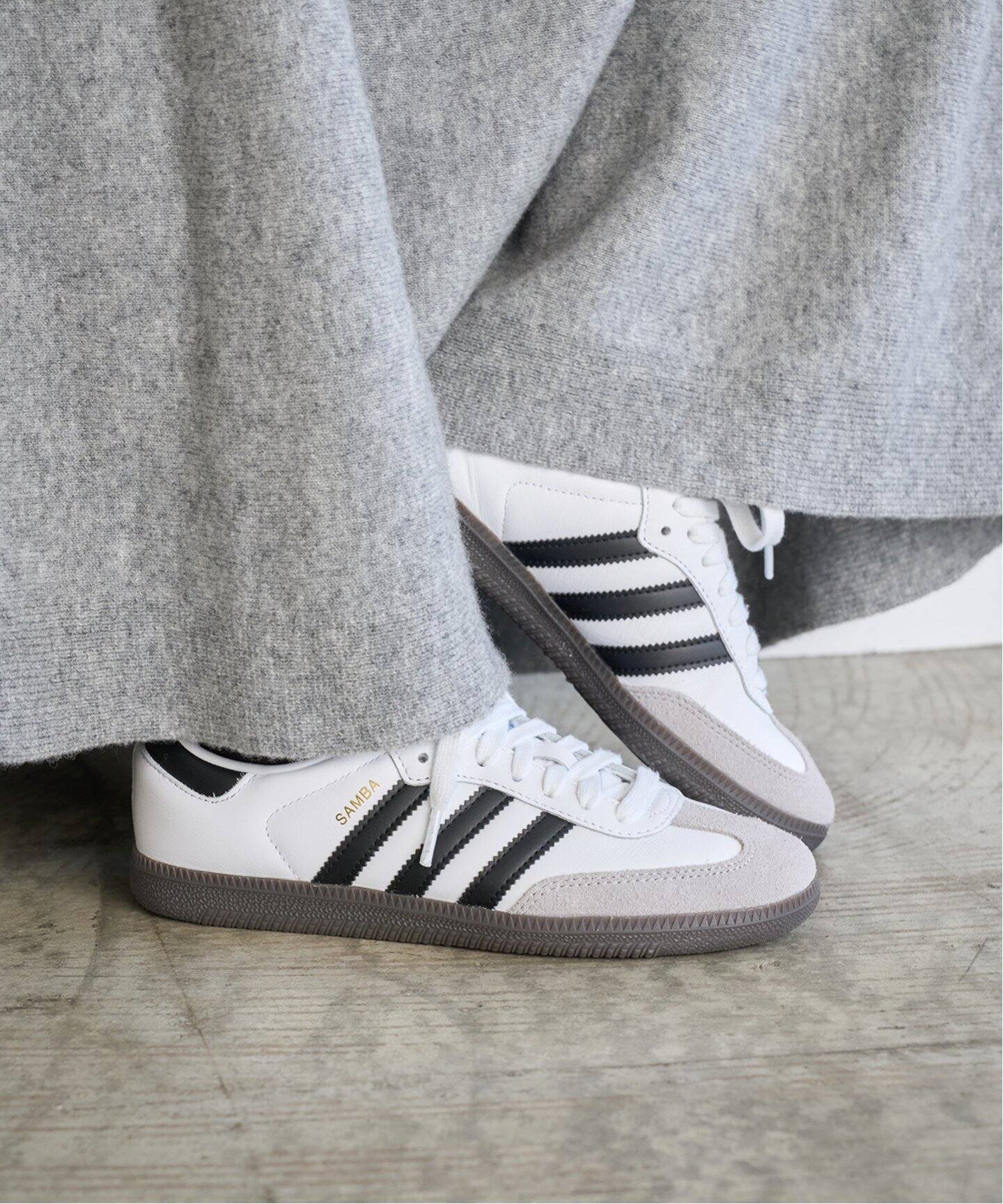 追加》【adidas Originals/アディダス オリジナルス】SAMBA OG WHITE  