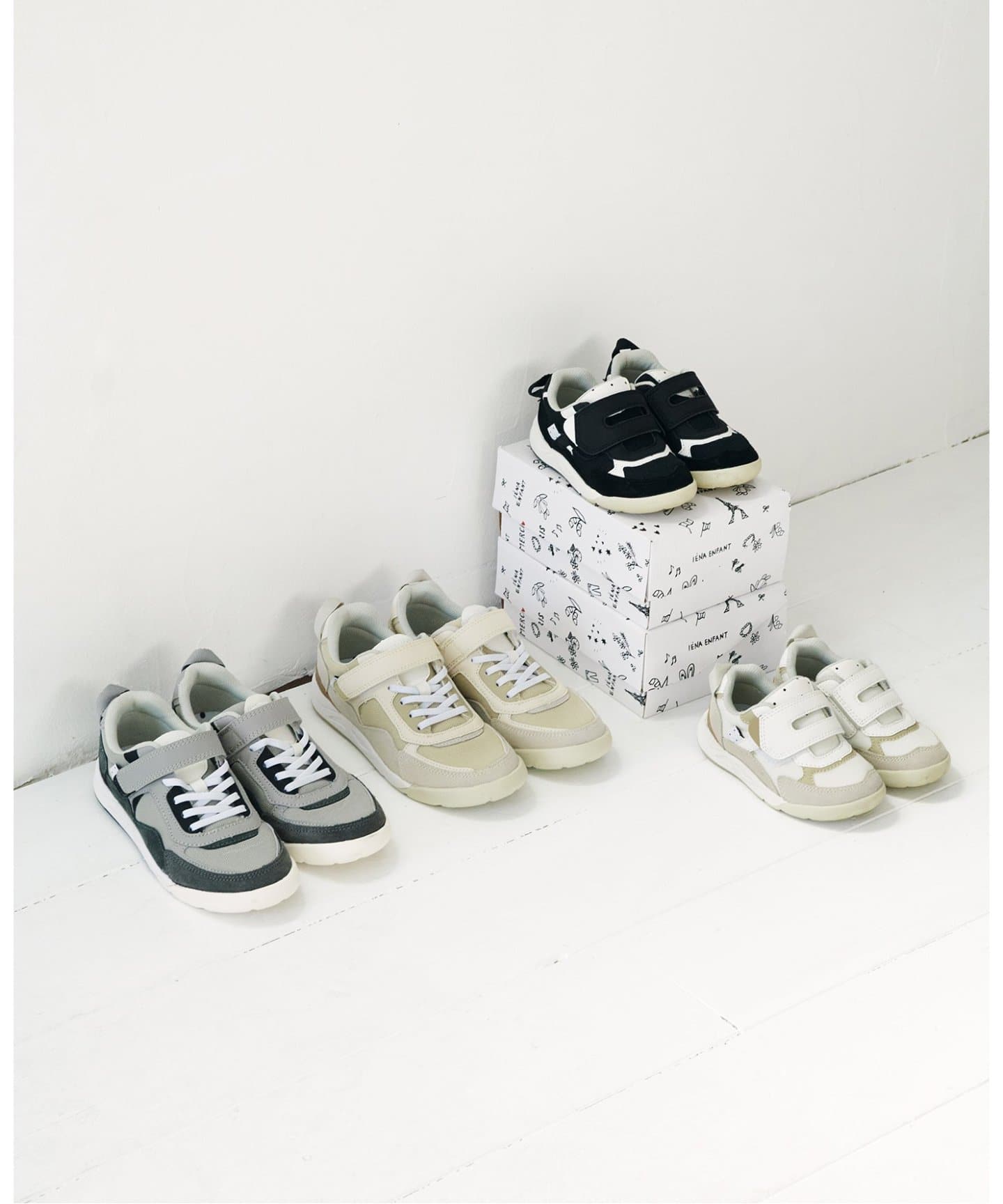 追加》【IFMExIENA ENFANT】Bon Chic スニーカー KIDS(15cm-19cm