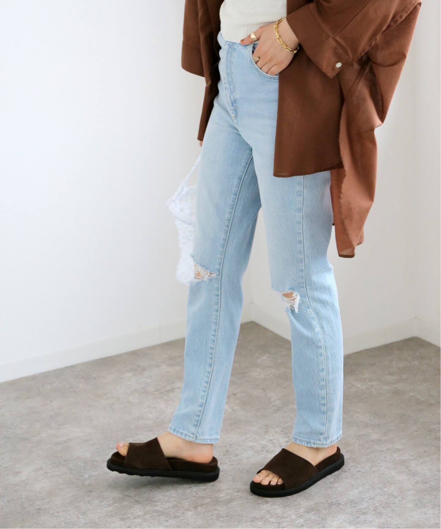 新品 CAMINANDO カミナンド スポーツサンダル スポサン ベージュ ぎす 36 