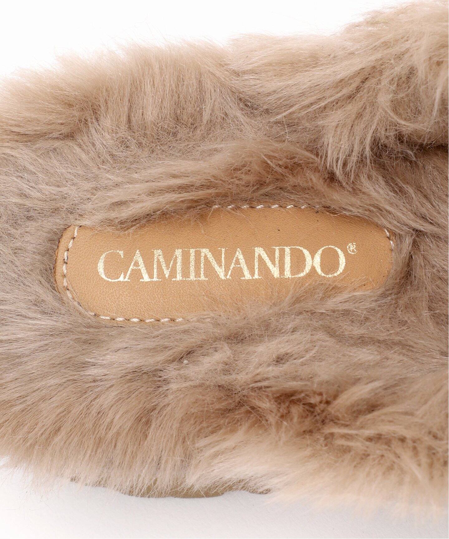 CAMINANDO/カミナンド】SHEARING LINED BIT ミュール（サンダル  