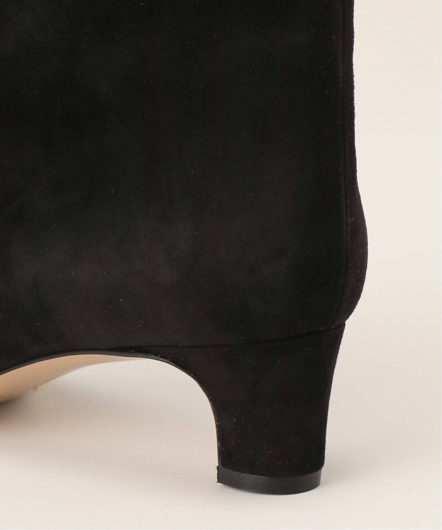 NEBULONI E. / ネブローニ】SUEDE HEEL 4.5 ブーツ（ブラック 