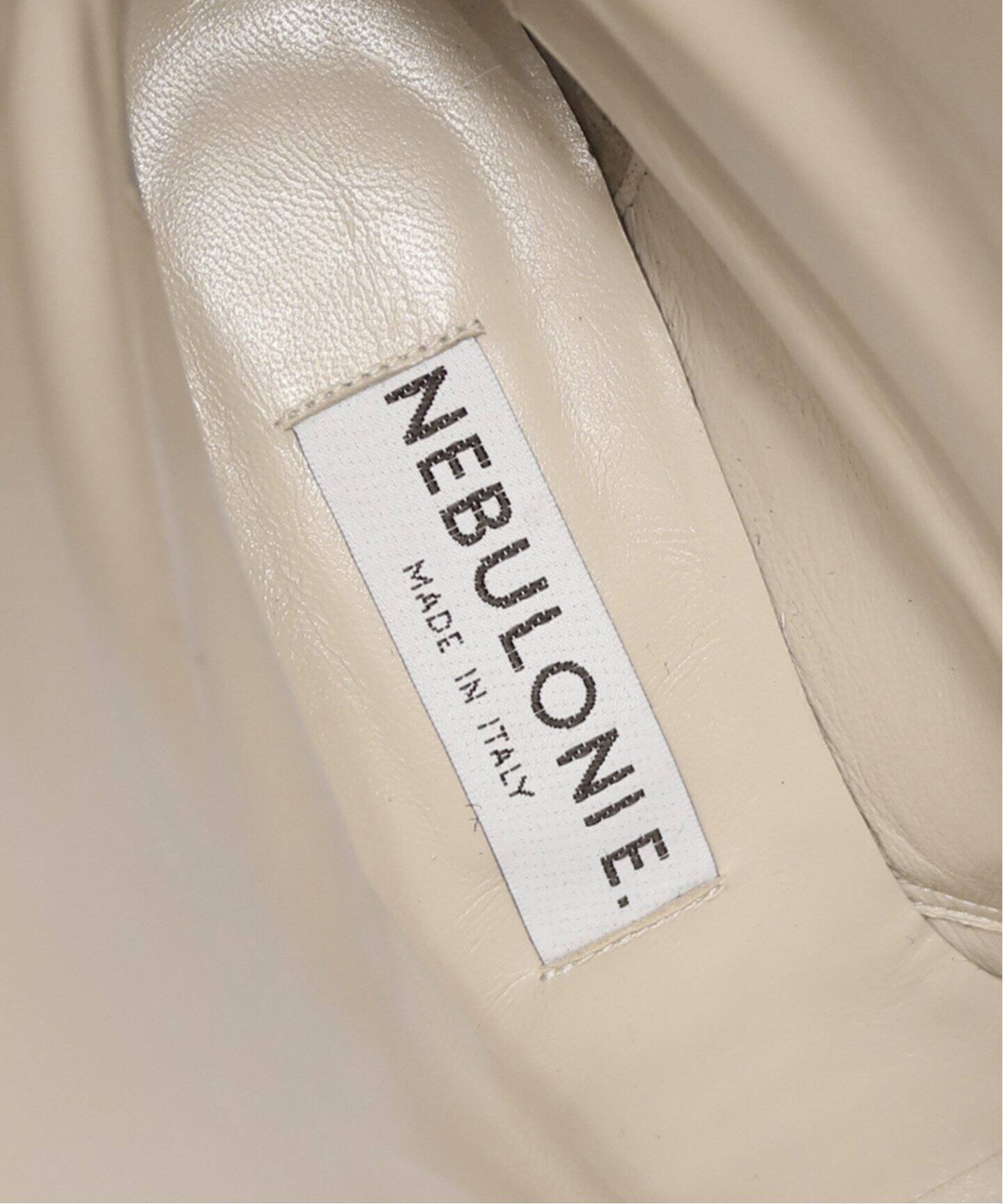 NEBULONI E. / ネブローニ】SUEDE HEEL 4.5 ブーツ（ブラック 