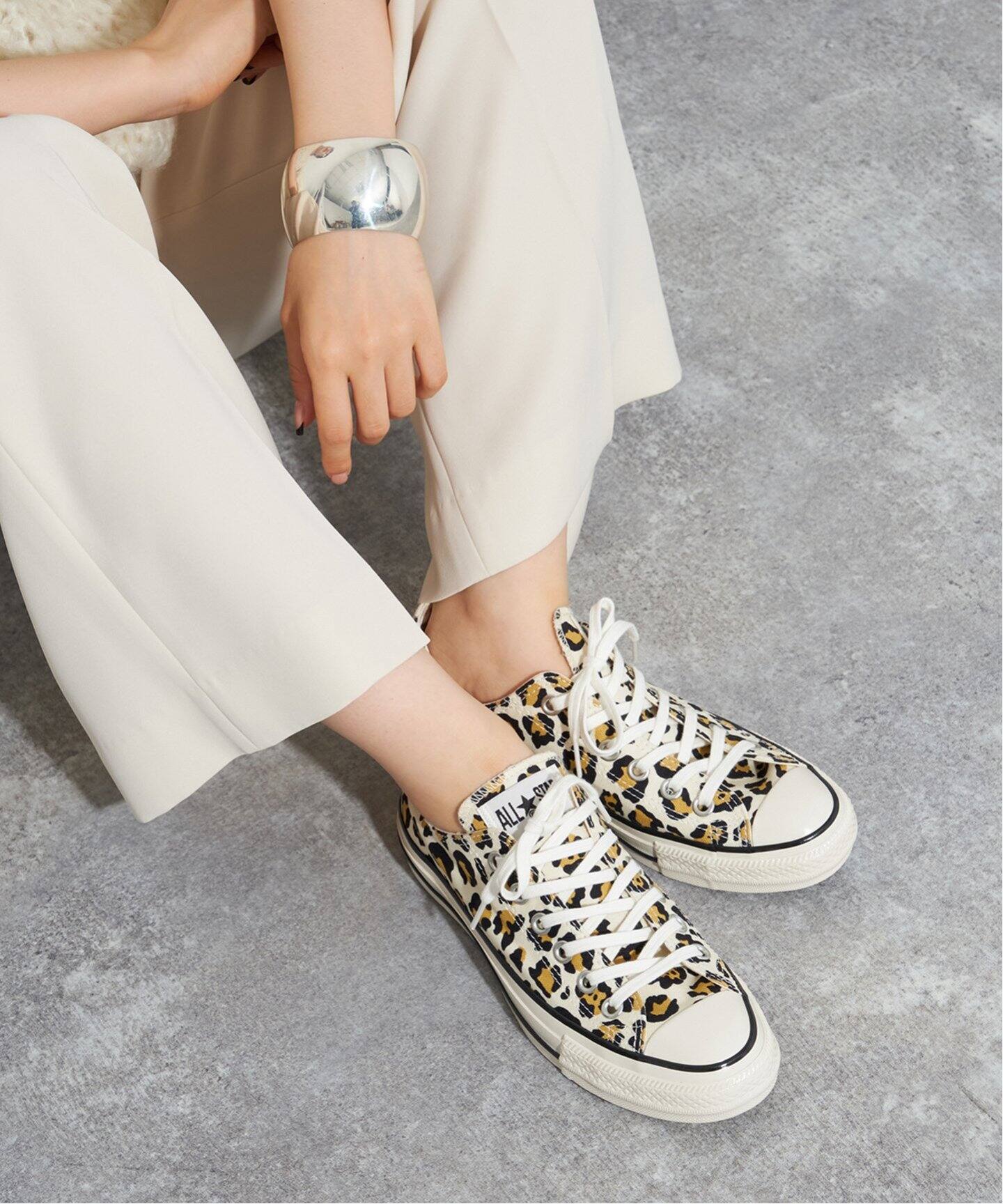 CONVERSE/コンバース】ALL STAR US LEOPARD OX スニーカー（スニーカー  