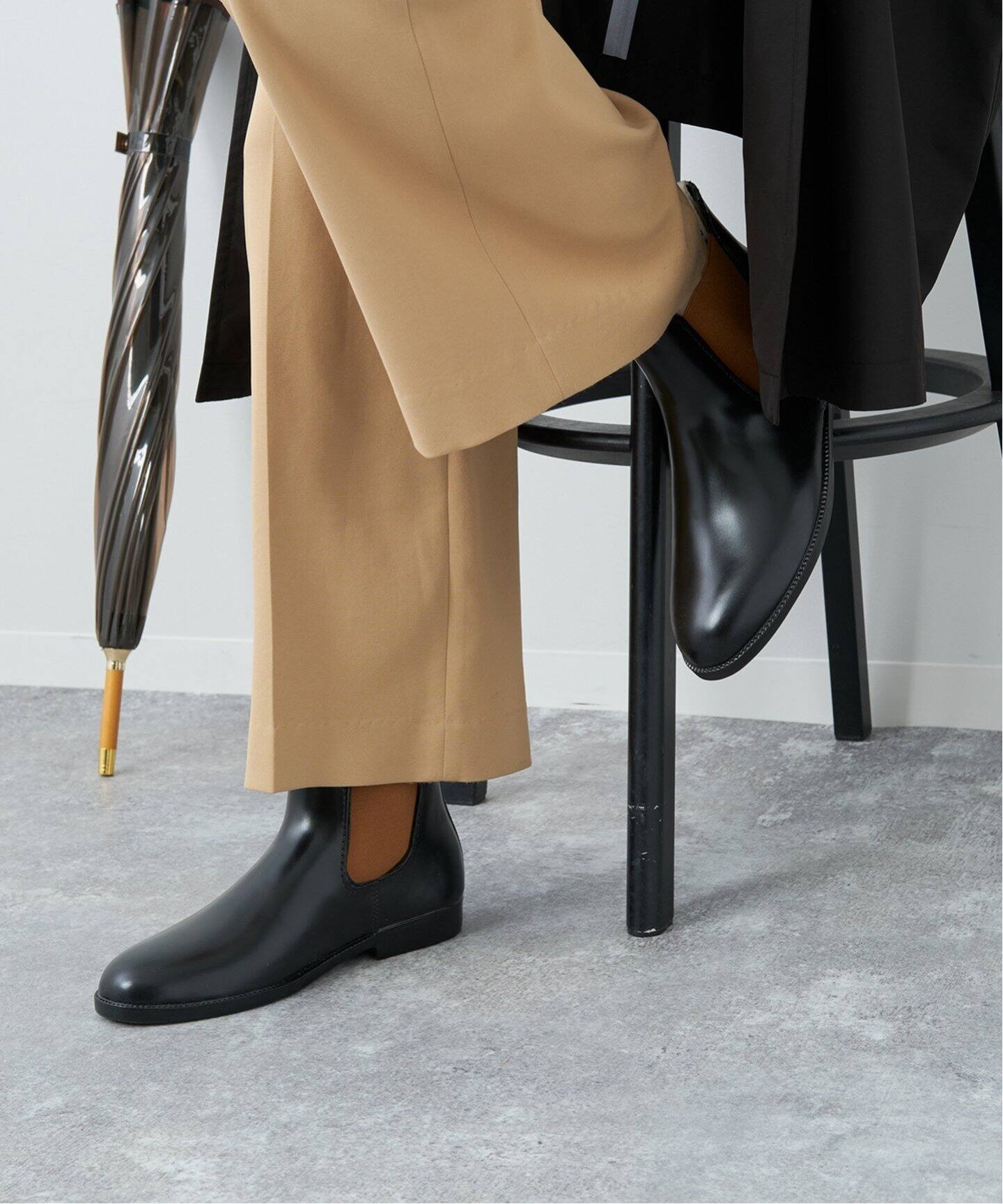 TRADITIONAL WEATHERWEAR】 SIDE GOA RAIN ブーツ（ブーティ・ショート 