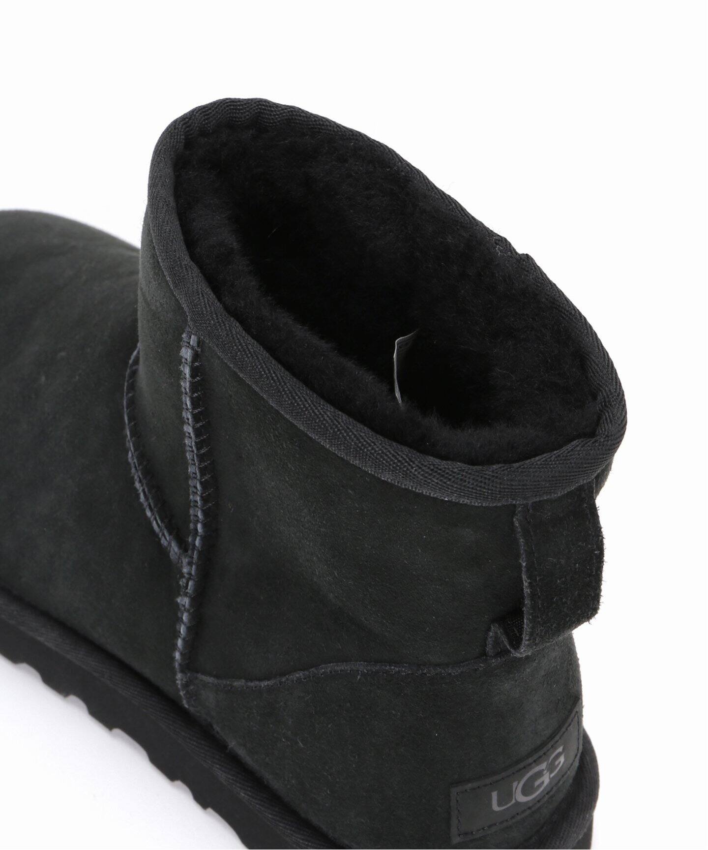 新品UGG 送料無料 W CLASSIC MINIブラック