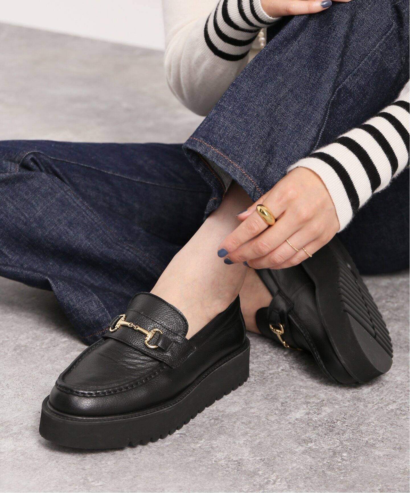 CAMINANDO/カミナンド】別注 PLATFORM BIT LOAFERS（ローファー 