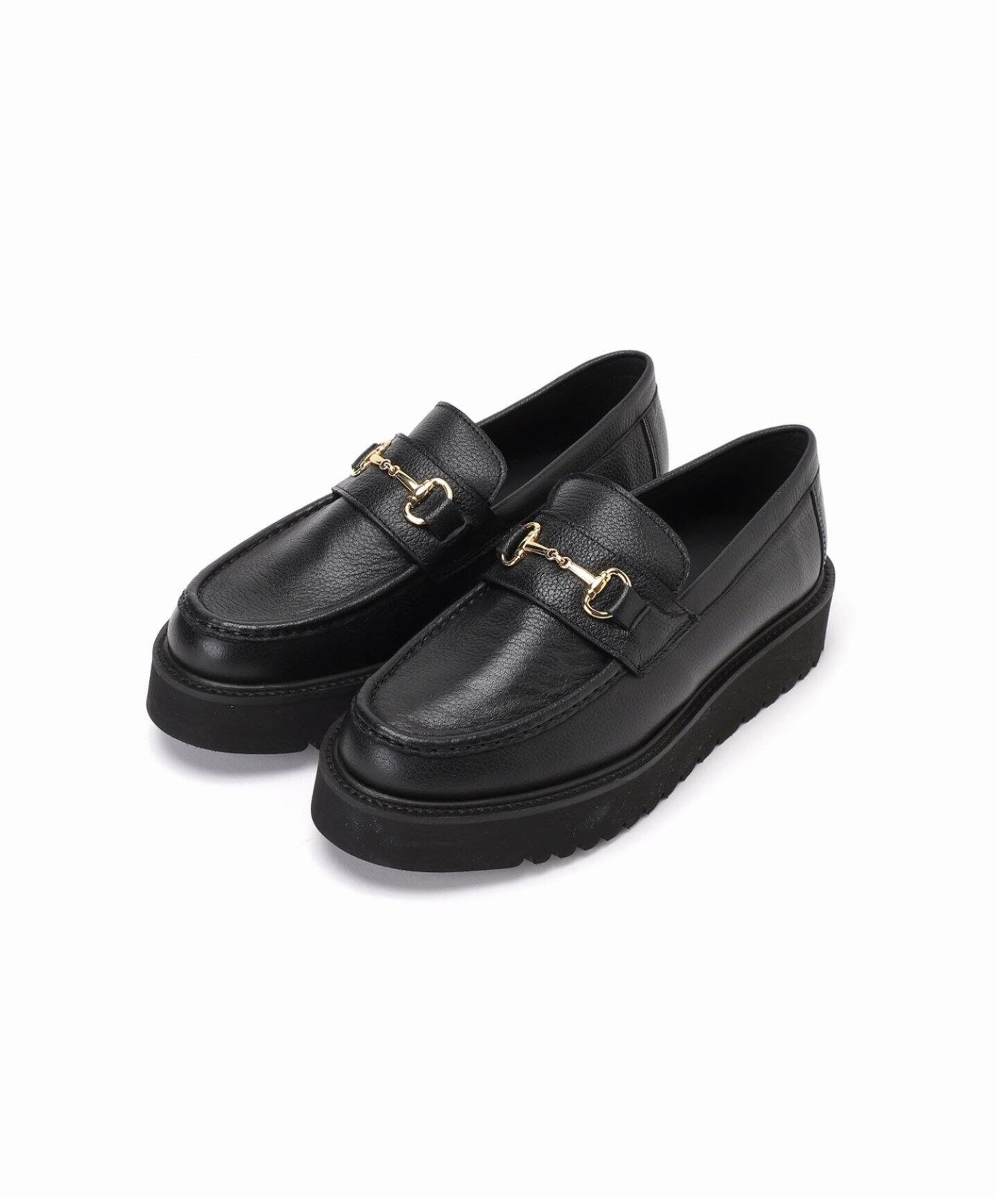 カミナンド コインローファー VERMEIL par iena別注 23 黒 enchanted(エンチャンテッド)の【APOM】本革