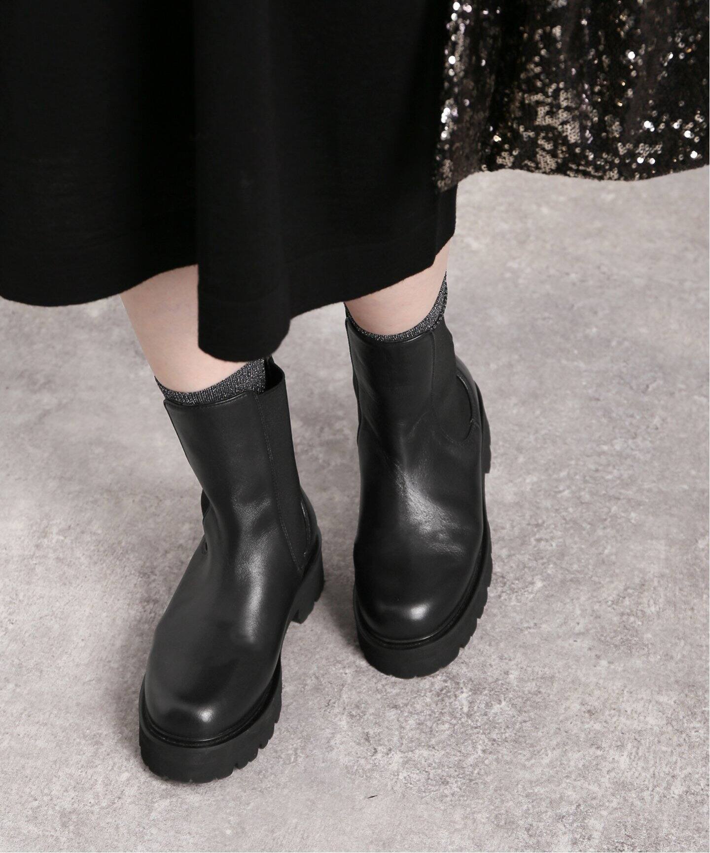 CAMINANDO/カミナンド】別注 TREK SOLE サイドゴアブーツ（ブーティ 