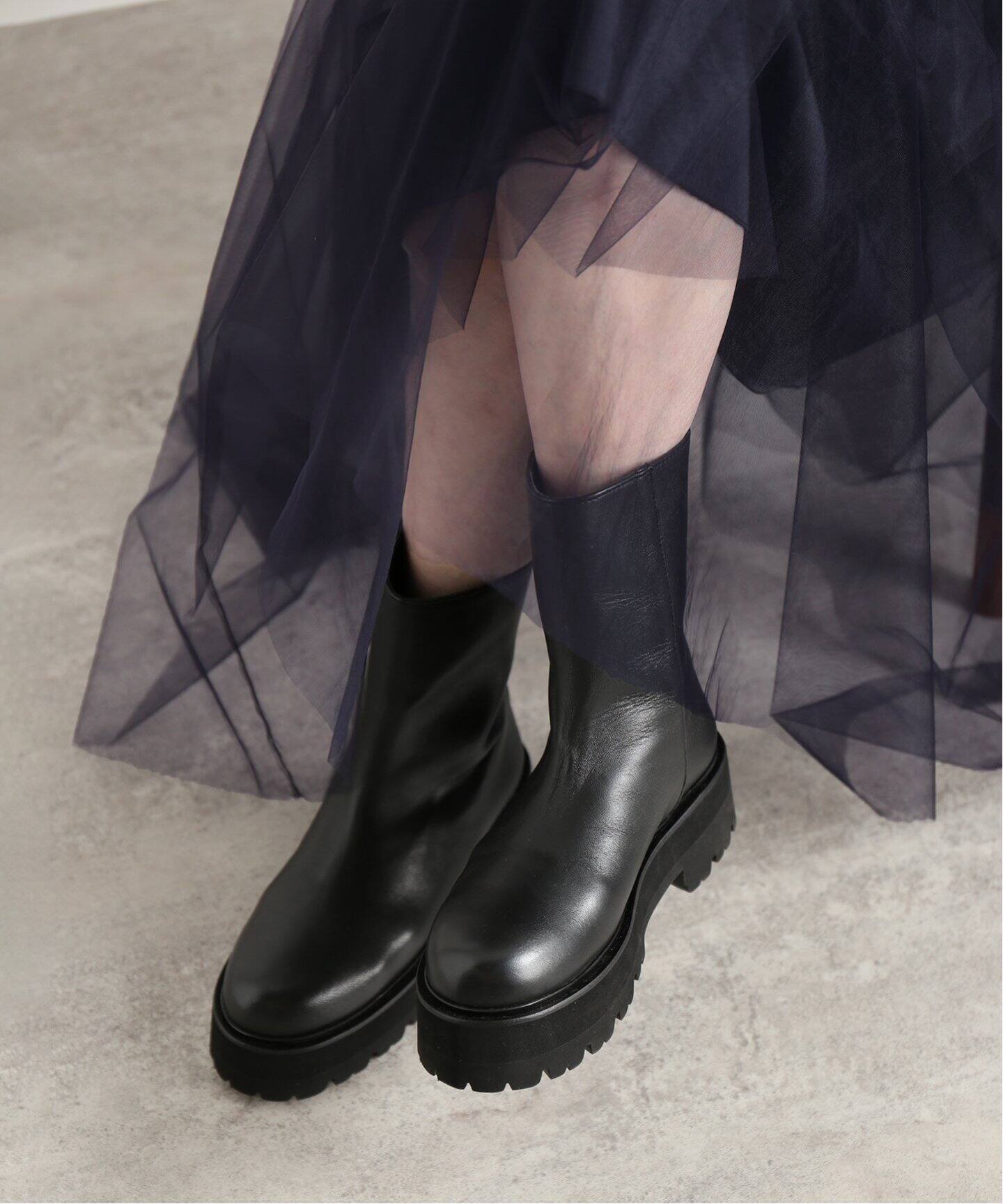 CAMINANDO/カミナンド】別注 W TREK SOLE BACKZIP BOOTS（ブーティ 