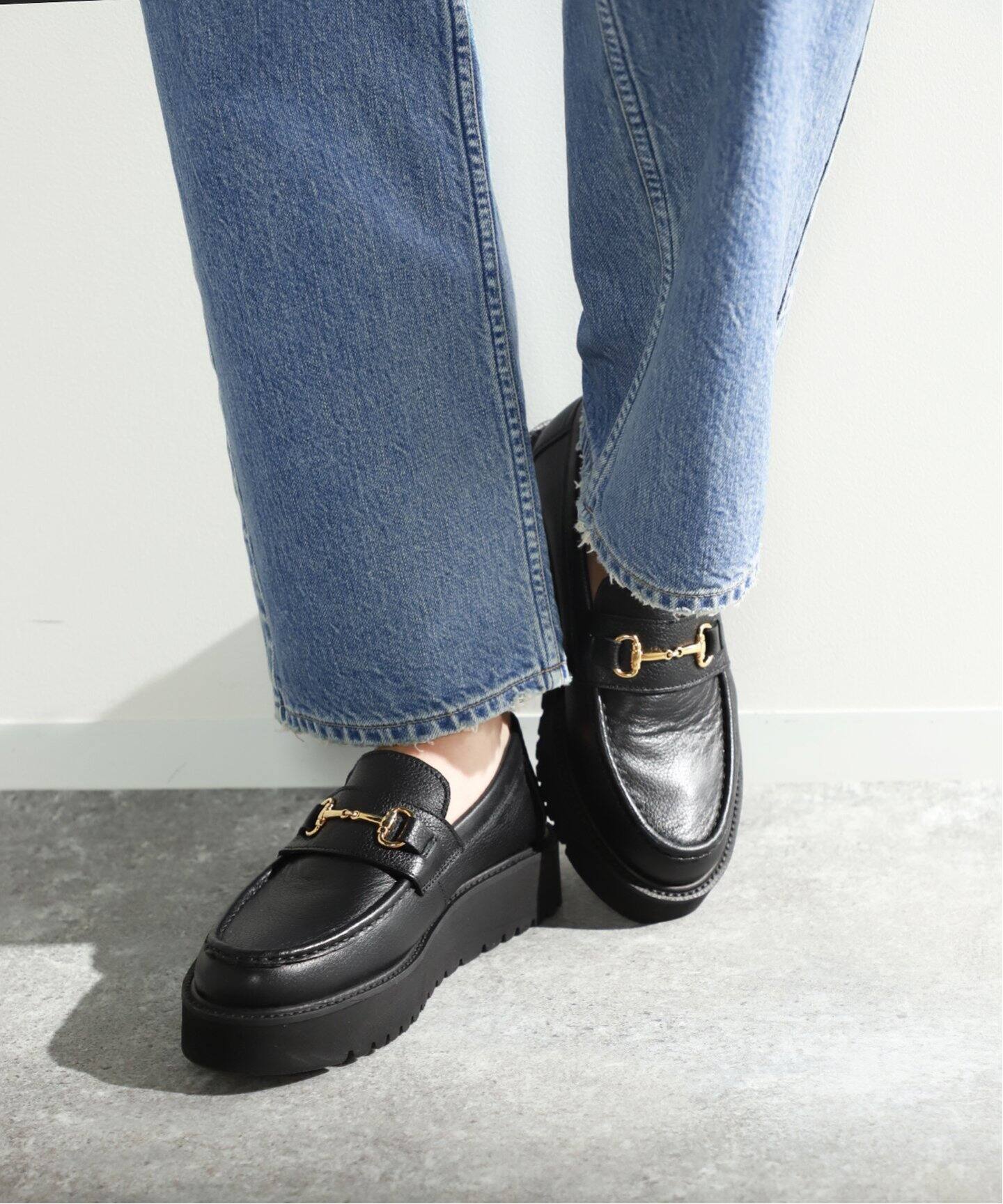 CAMINANDO/カミナンド】別注 PLATFORM LOAFERS BIT（ローファー 