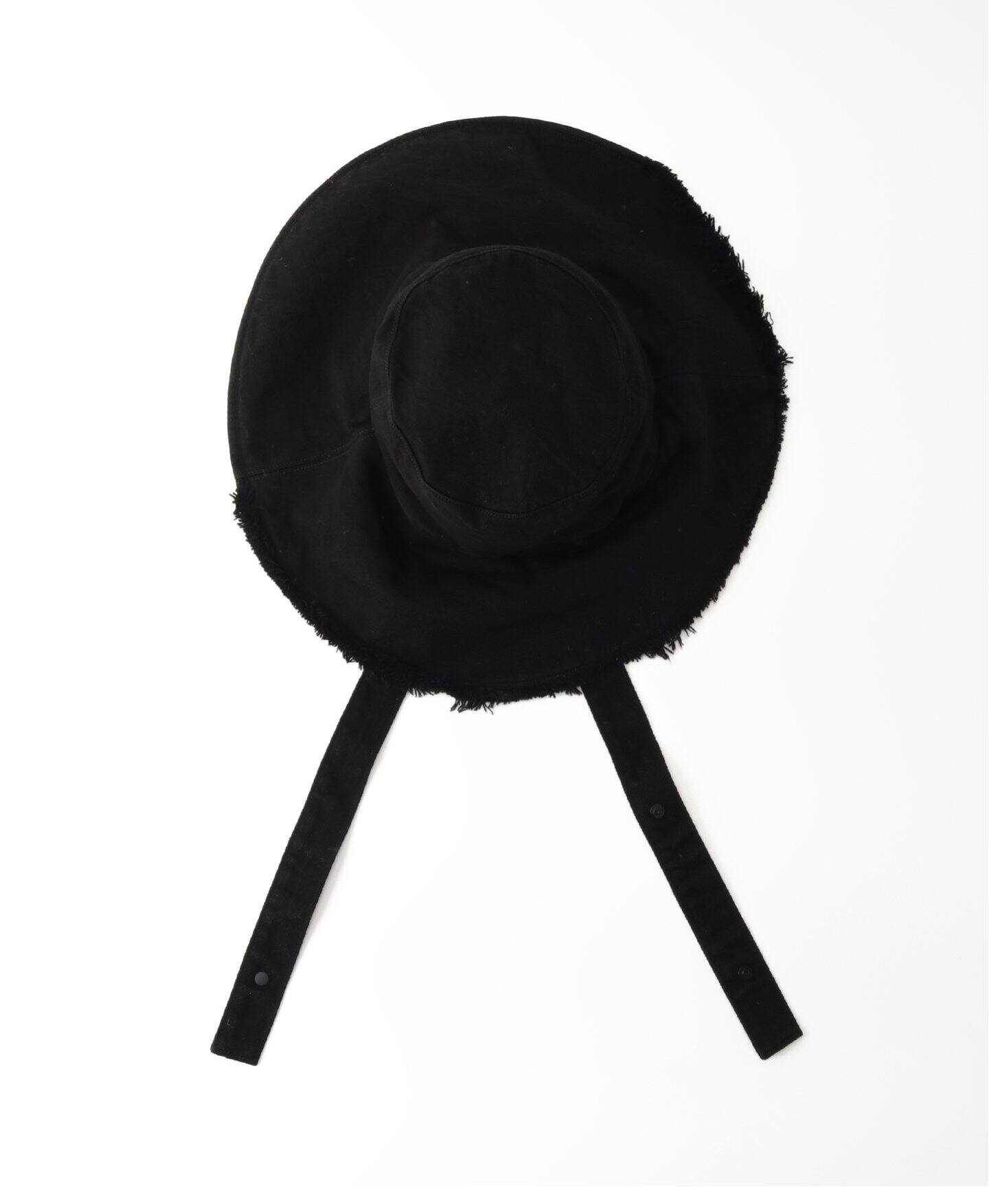 KIJIMA TAKAYUKI DENIM BUCKET ハット 黒 KIJIMA TAKAYUKI（キジマ タカユキ）の「KIJIMA TAKAYUKI