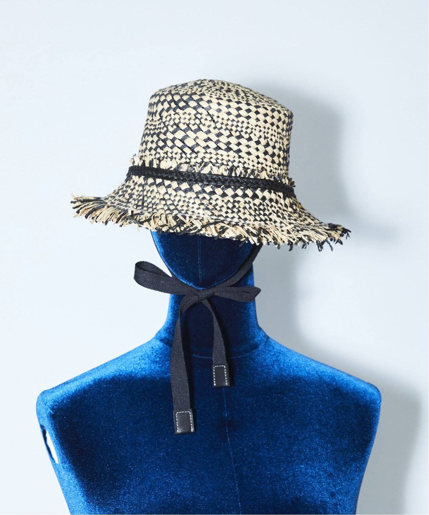 KIJIMA TAKAYUKI/キジマタカユキ】RAFFIAPAPER BUCKET ハット（ハット 