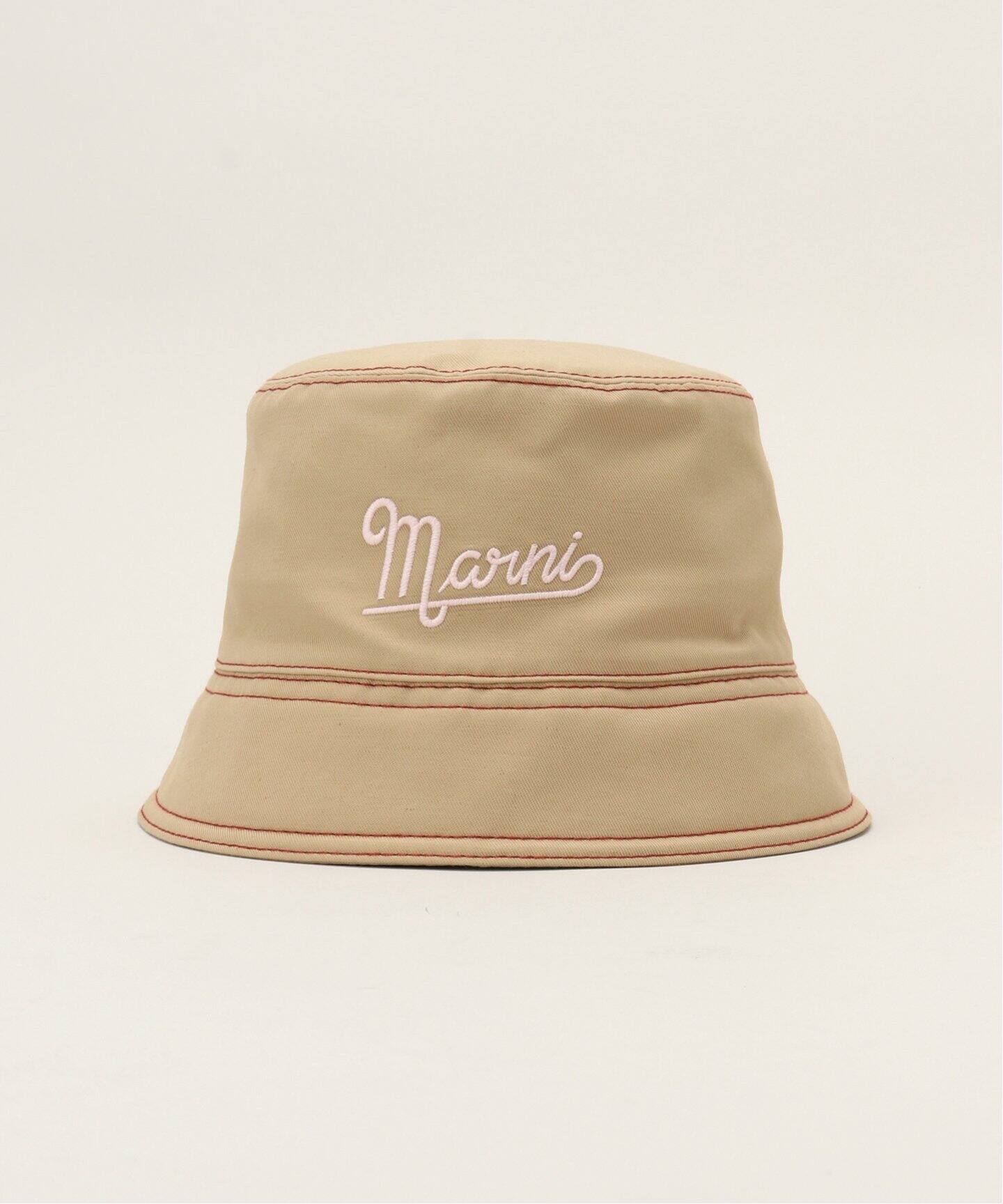 ≪一部店舗+WEB限定≫【MARNI/マルニ】BUCKET HAT WITH LOGO（ハット  