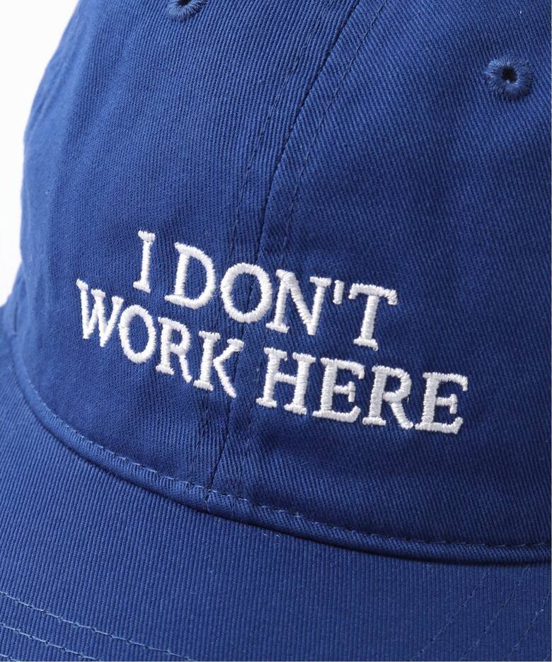 【IDEA BOOKS / アイディアブックス】SORRY I DONT WORK HERE HAT（キャップ）｜PULP（パルプ）の通販