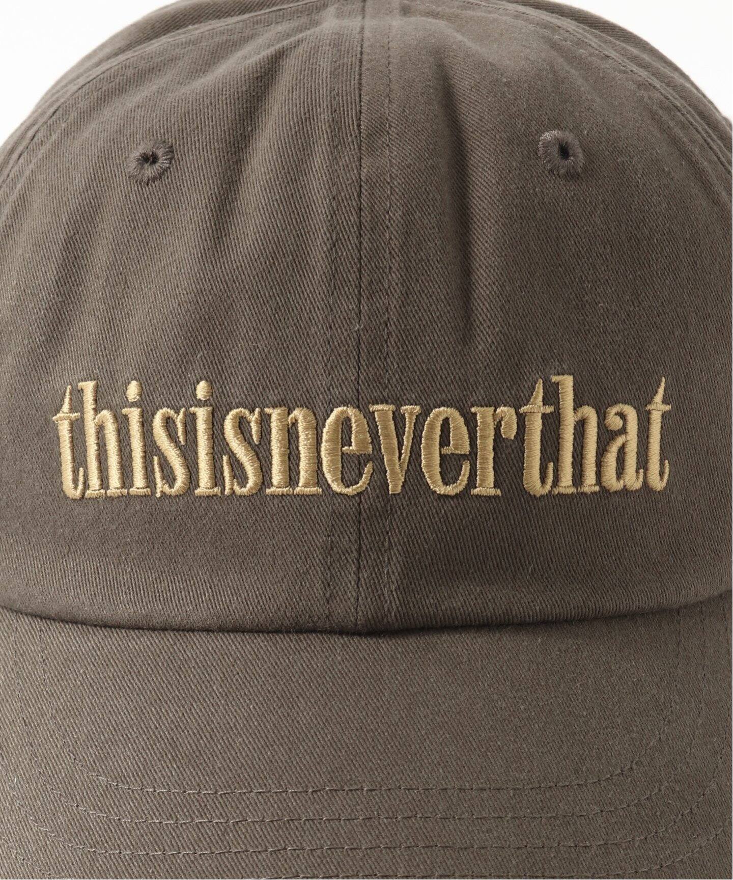 thisisneverthat / ディスイズネバーザット】ONYX CAP（キャップ