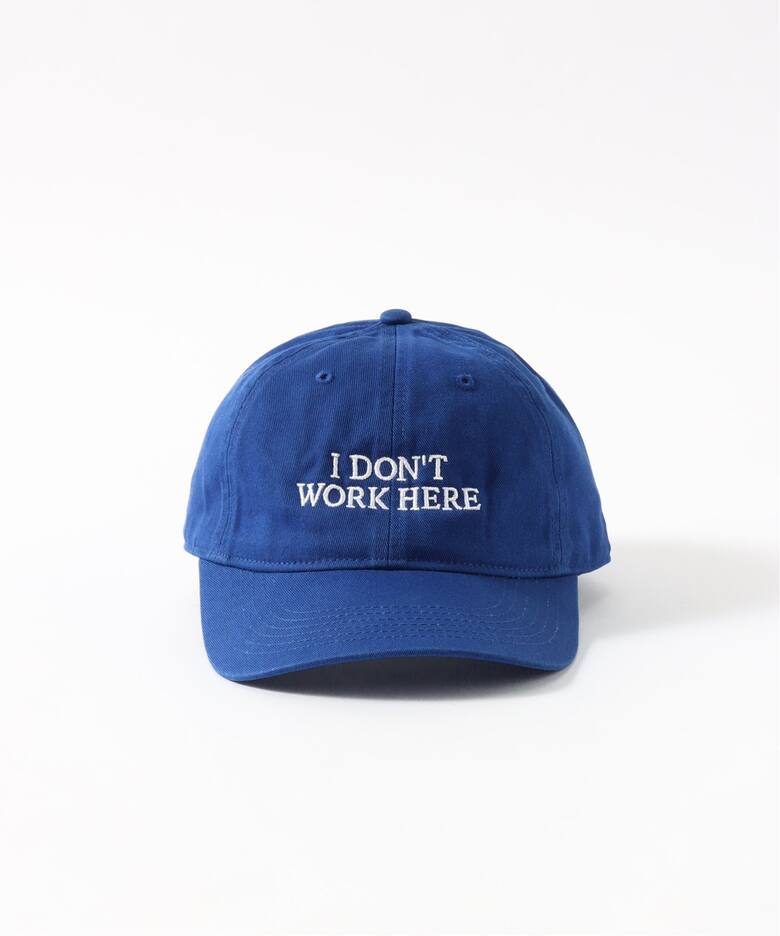 【IDEA BOOKS / アイディアブックス】SORRY I DONT WORK HERE HAT（キャップ）｜PULP（パルプ）の通販