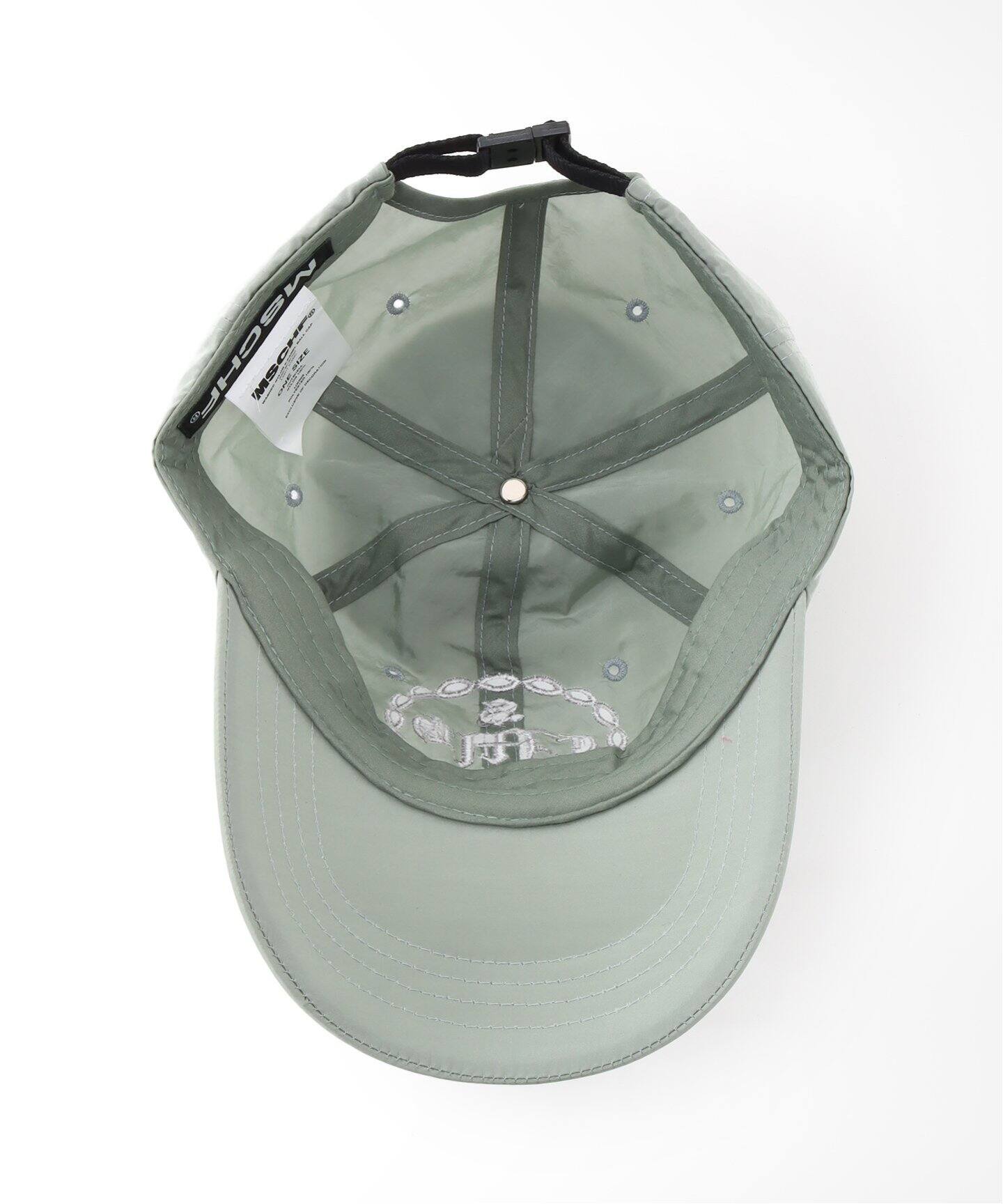 MSCHF/ミスチーフ】 WASHED NYLON 6-PANEL BALL CAP:キャップ 