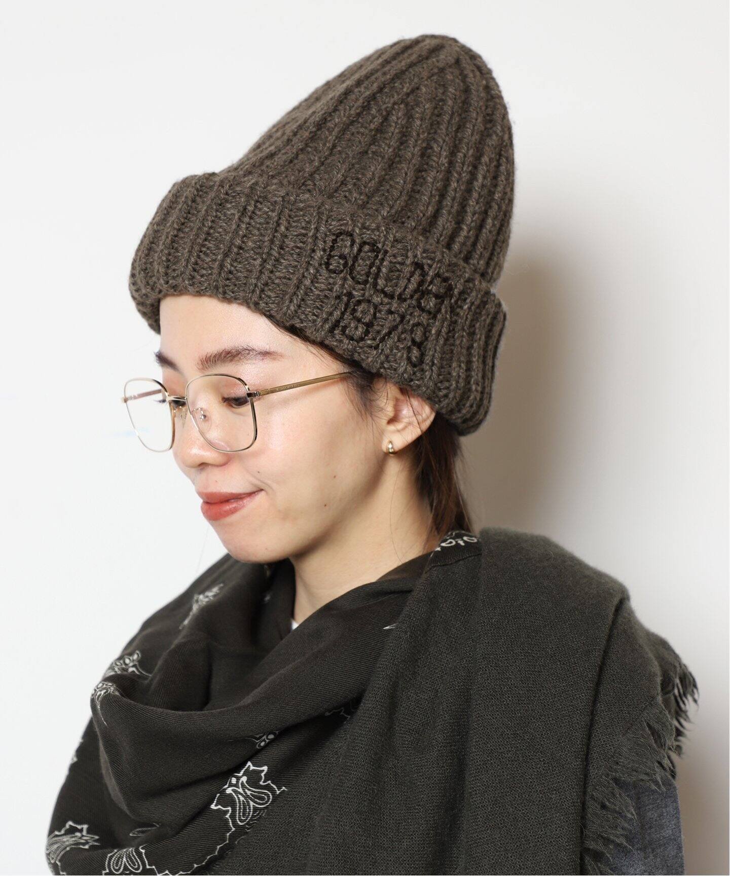 GOLDEN GOOSE/ゴールデングース】1978EMBROIDERY ビーニー（ニット 