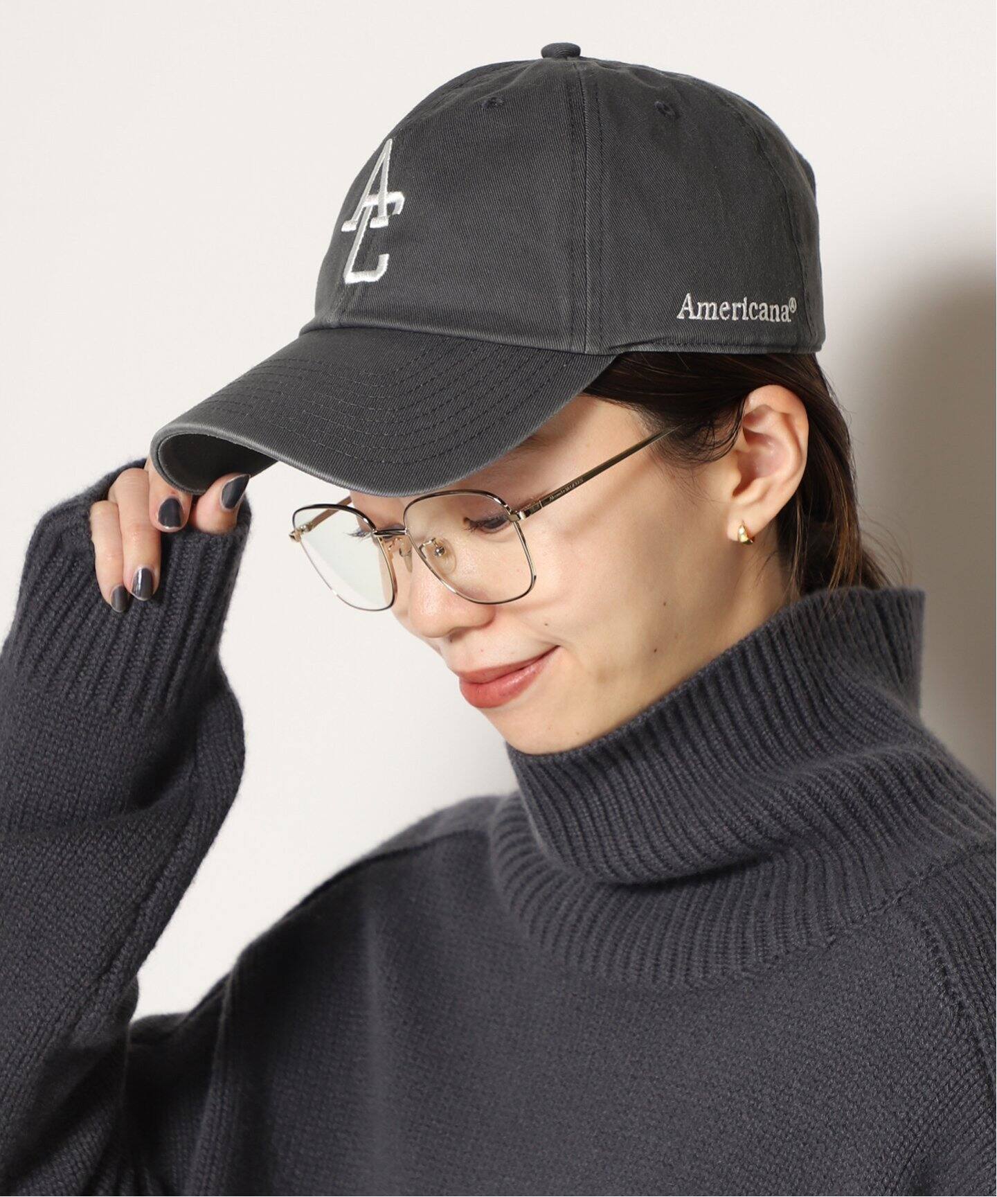 AMERICANA/アメリカーナ】AC キャップ（CHARCOAL）（キャップ）｜MUSE 