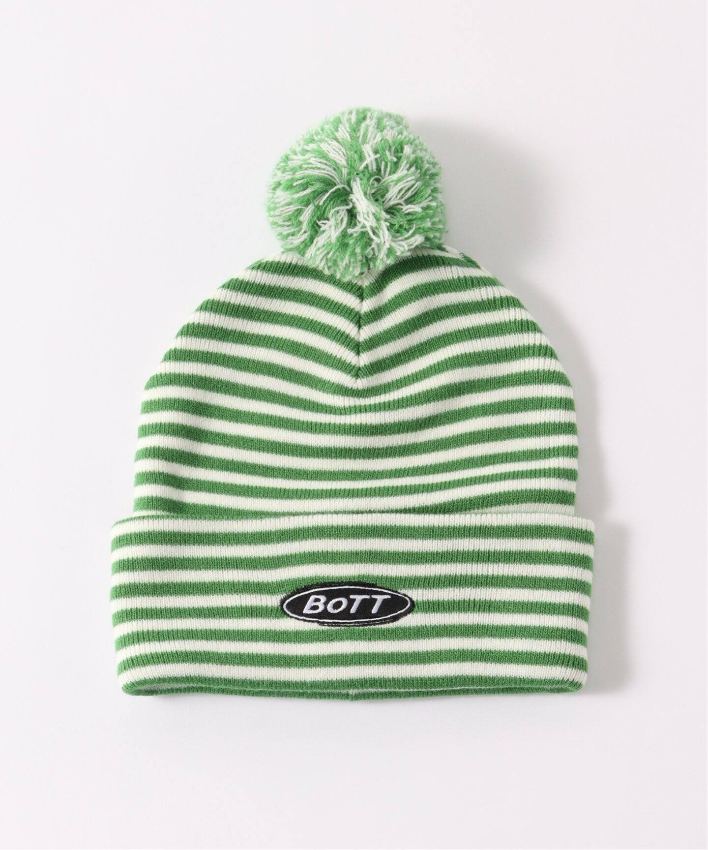 BoTT / ボット】Light Logo Stripe Beanie（ニットキャップ・ビーニー 