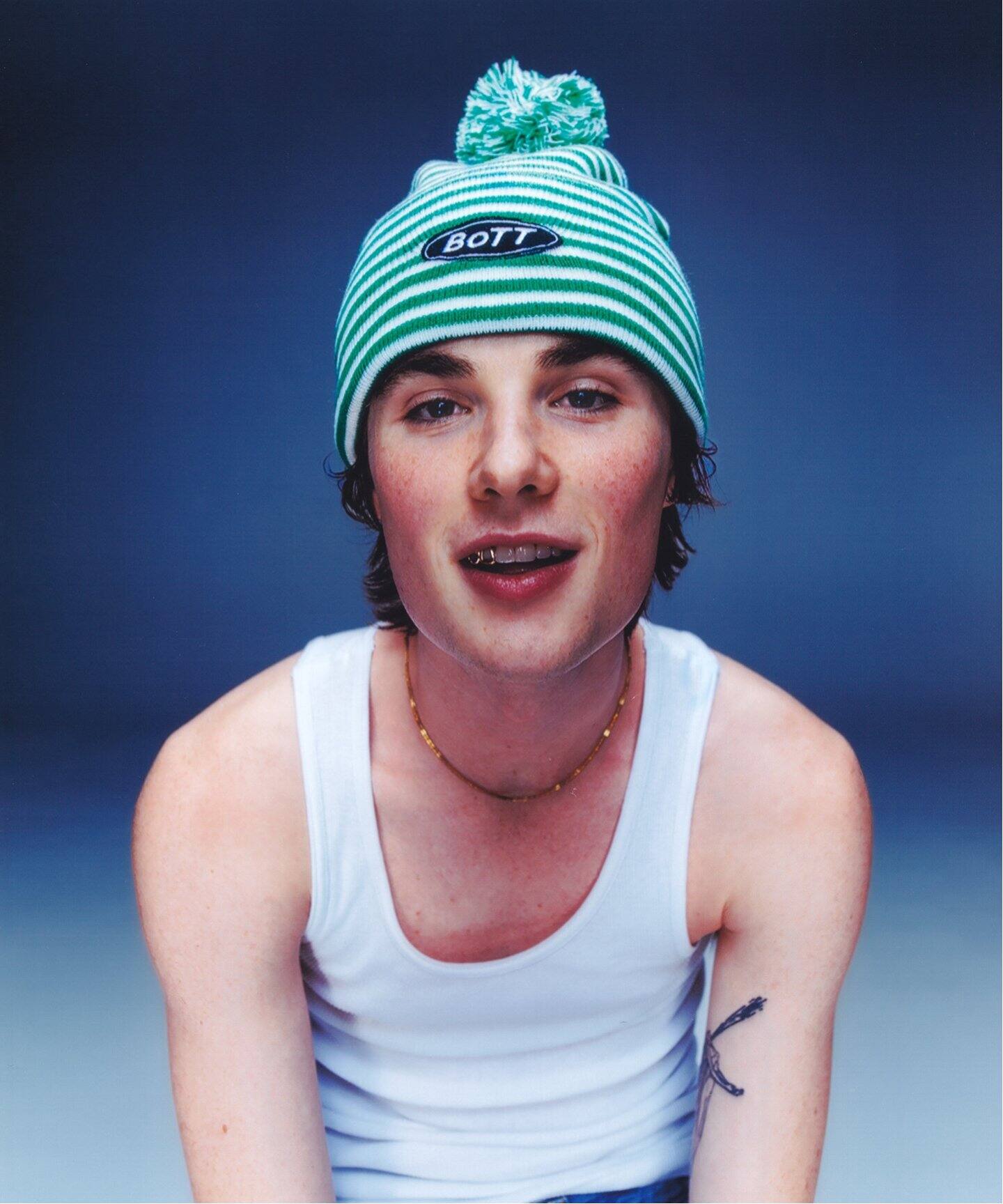 BoTT / ボット】Light Logo Stripe Beanie（ニットキャップ・ビーニー  