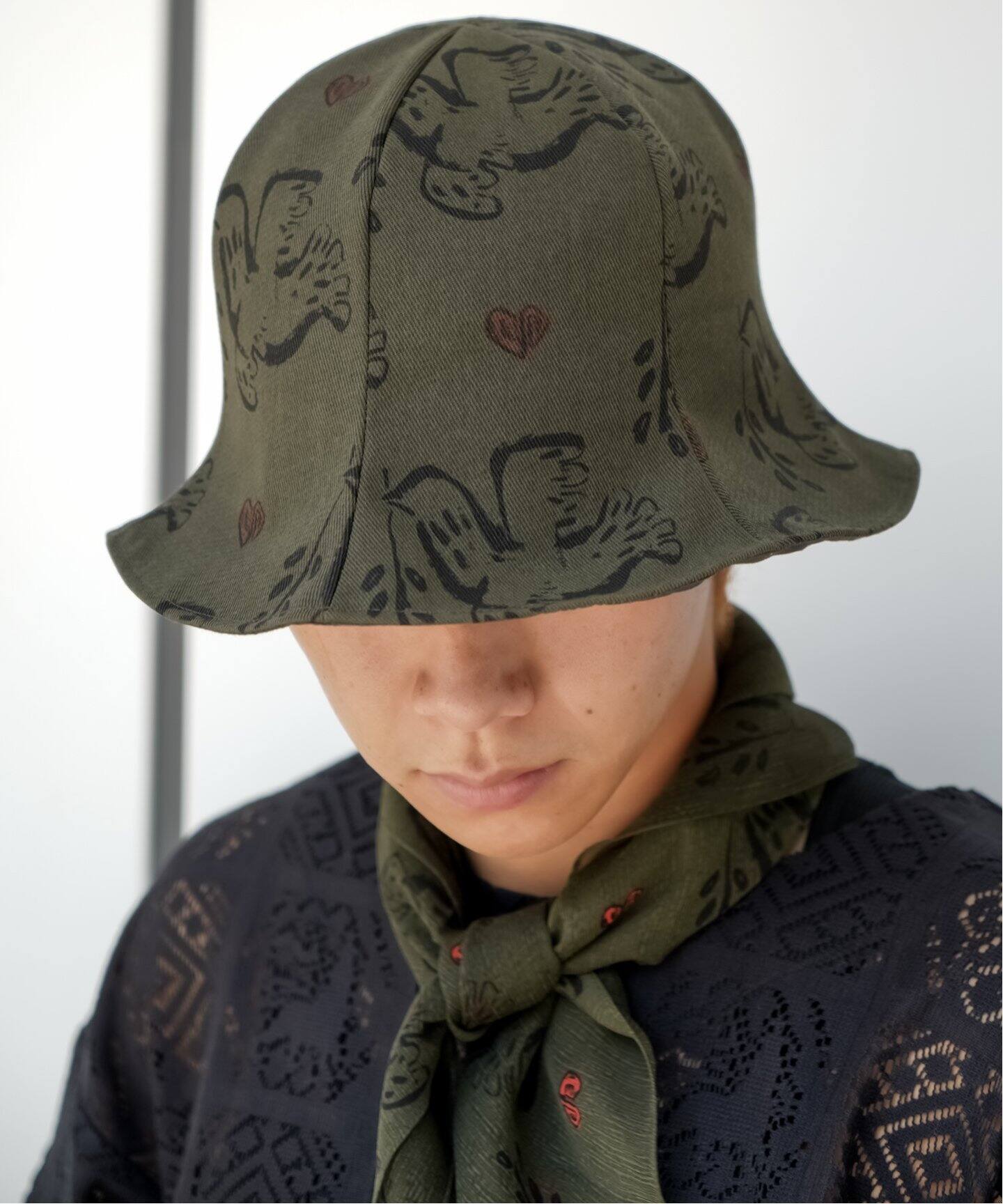 Sasquatchfabrix. / サスクワァッチファブリックス】 TULIP HAT OLIVE  