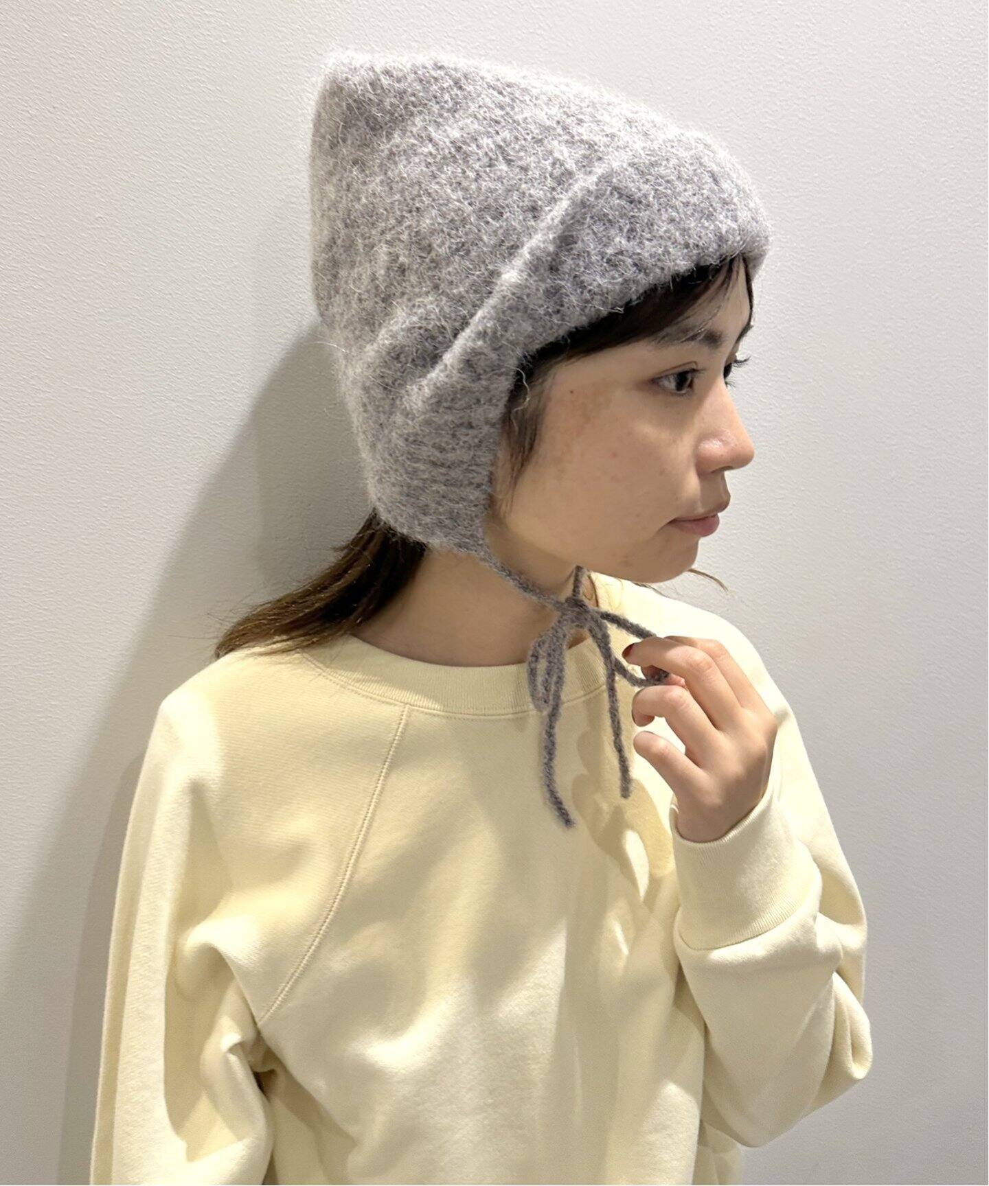 アルパカMIXシャギーニットキャップ（ニットキャップ・ビーニー  