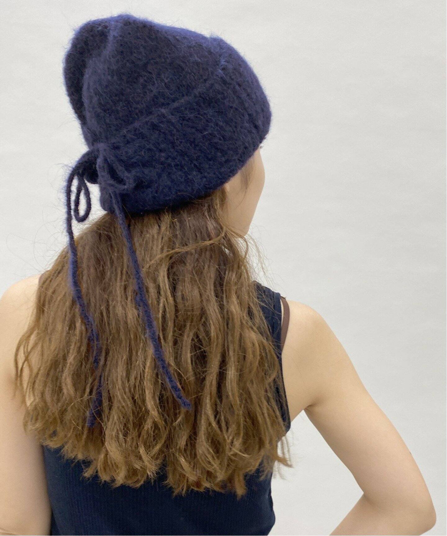 追加》アルパカMIXシャギーニットキャップ（ニットキャップ・ビーニー  