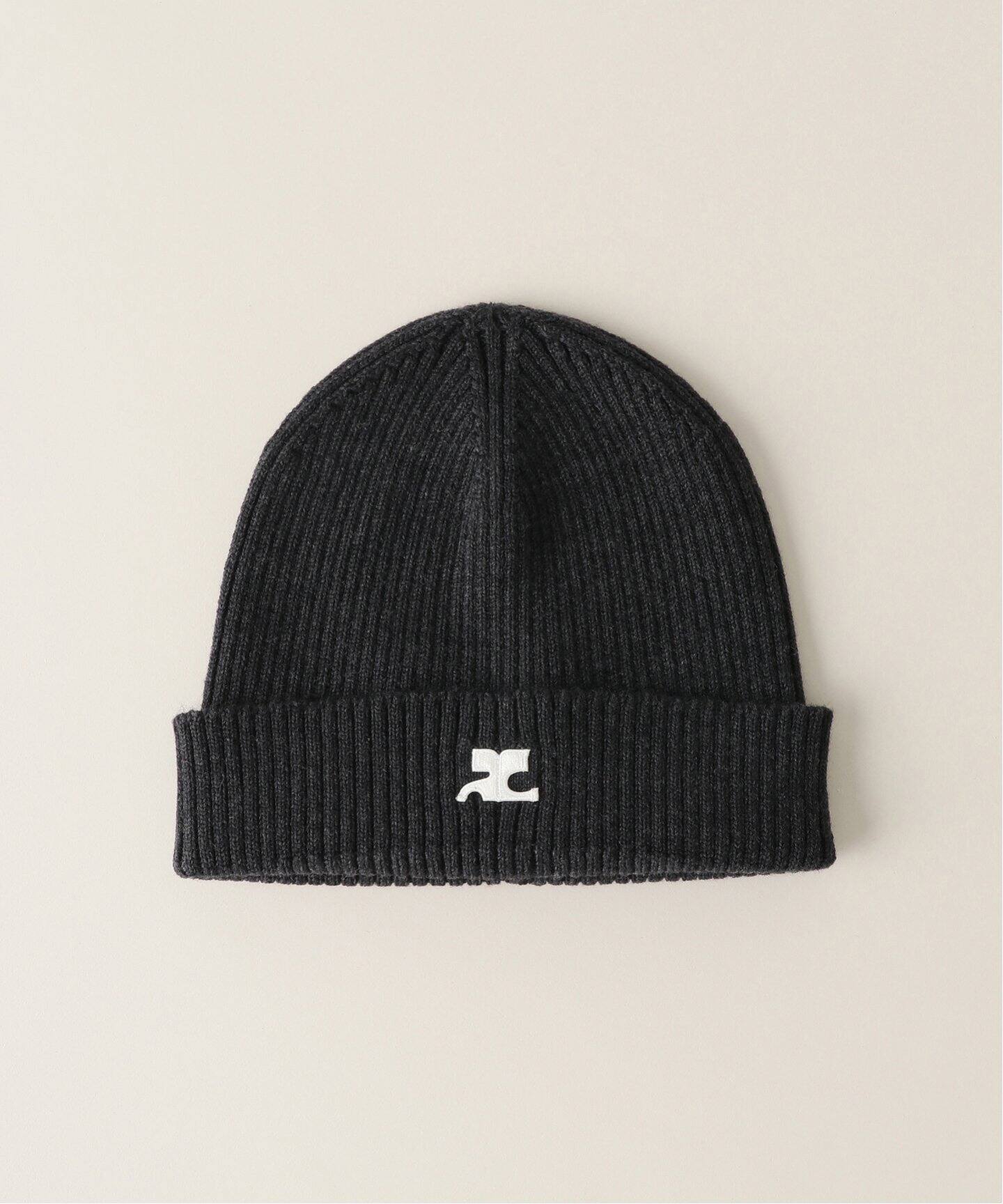 COURREGES/クレージュ】AC RIB KNIT HAT（ニットキャップ・ビーニー 