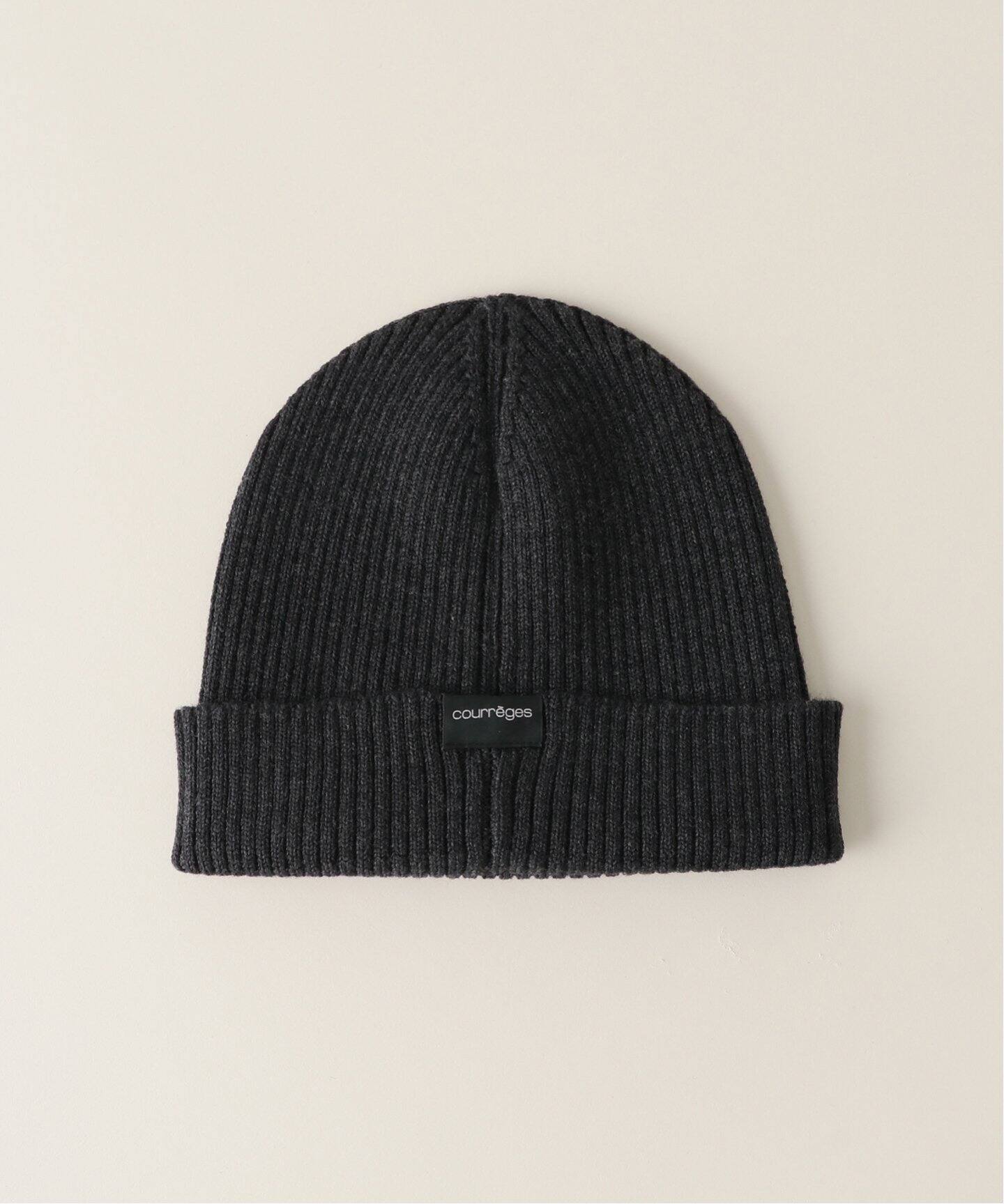 COURREGES/クレージュ】AC RIB KNIT HAT（ニットキャップ・ビーニー  